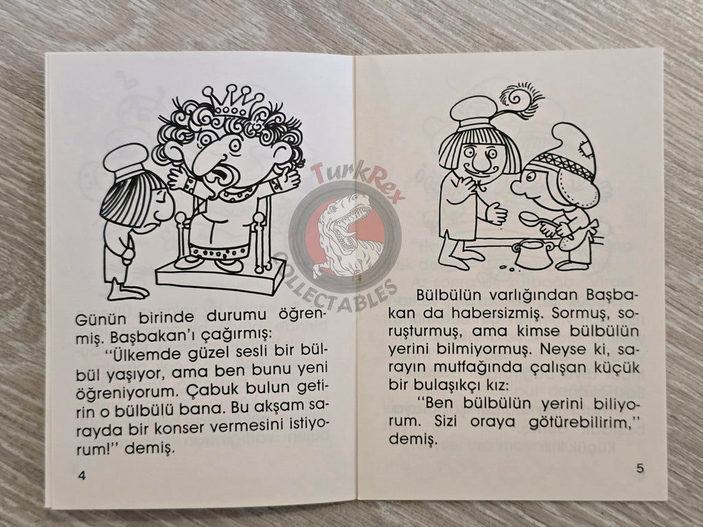 Hans Christian Andersen – The Nightingale 1994 Turkish Book Turkey Illustrated