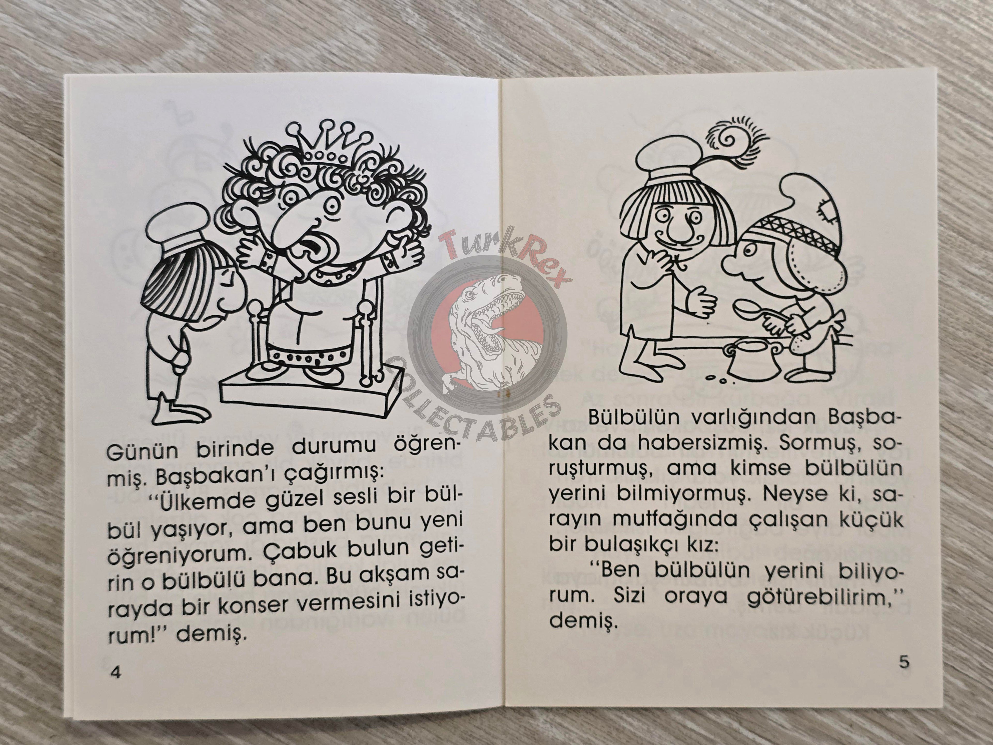 Hans Christian Andersen – The Nightingale 1994 Turkish Book Turkey Illustrated