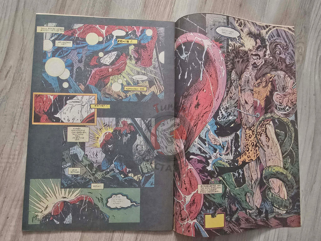 Spider-Man #6 1990s Turkish Comic Turkey Spider-Man #2 Todd McFarlane #3