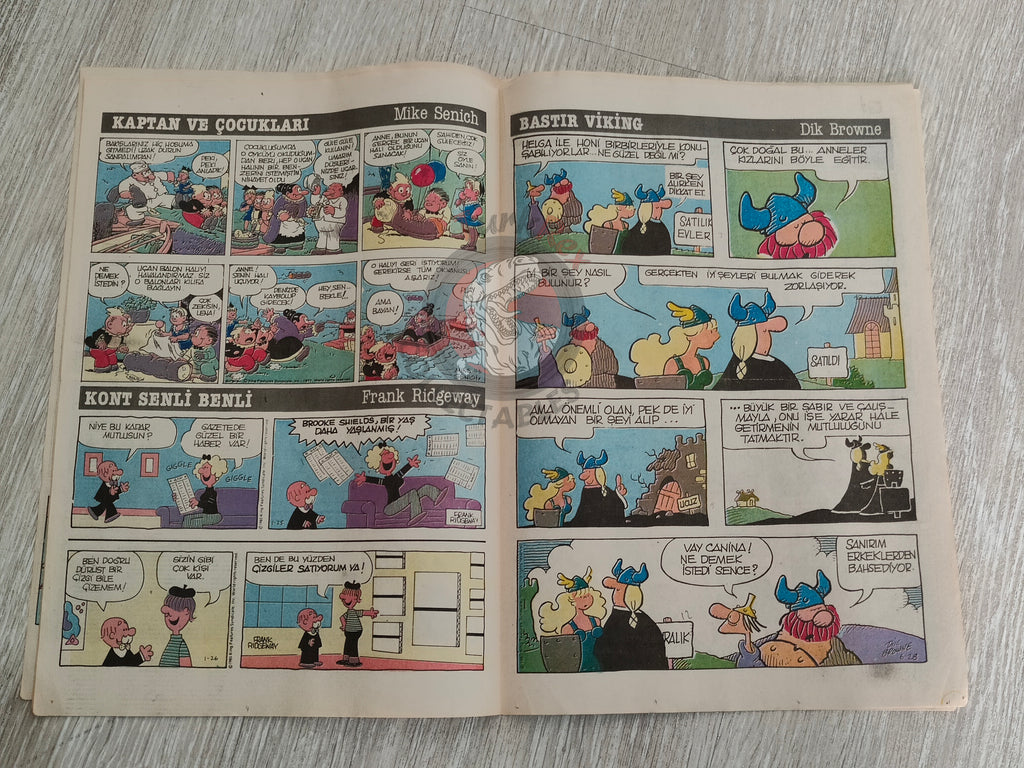 Milliyet Çizgi Roman #3 1988 Turkish Comic Turkey Belle Star Mr. Abernathy Green Force Five
