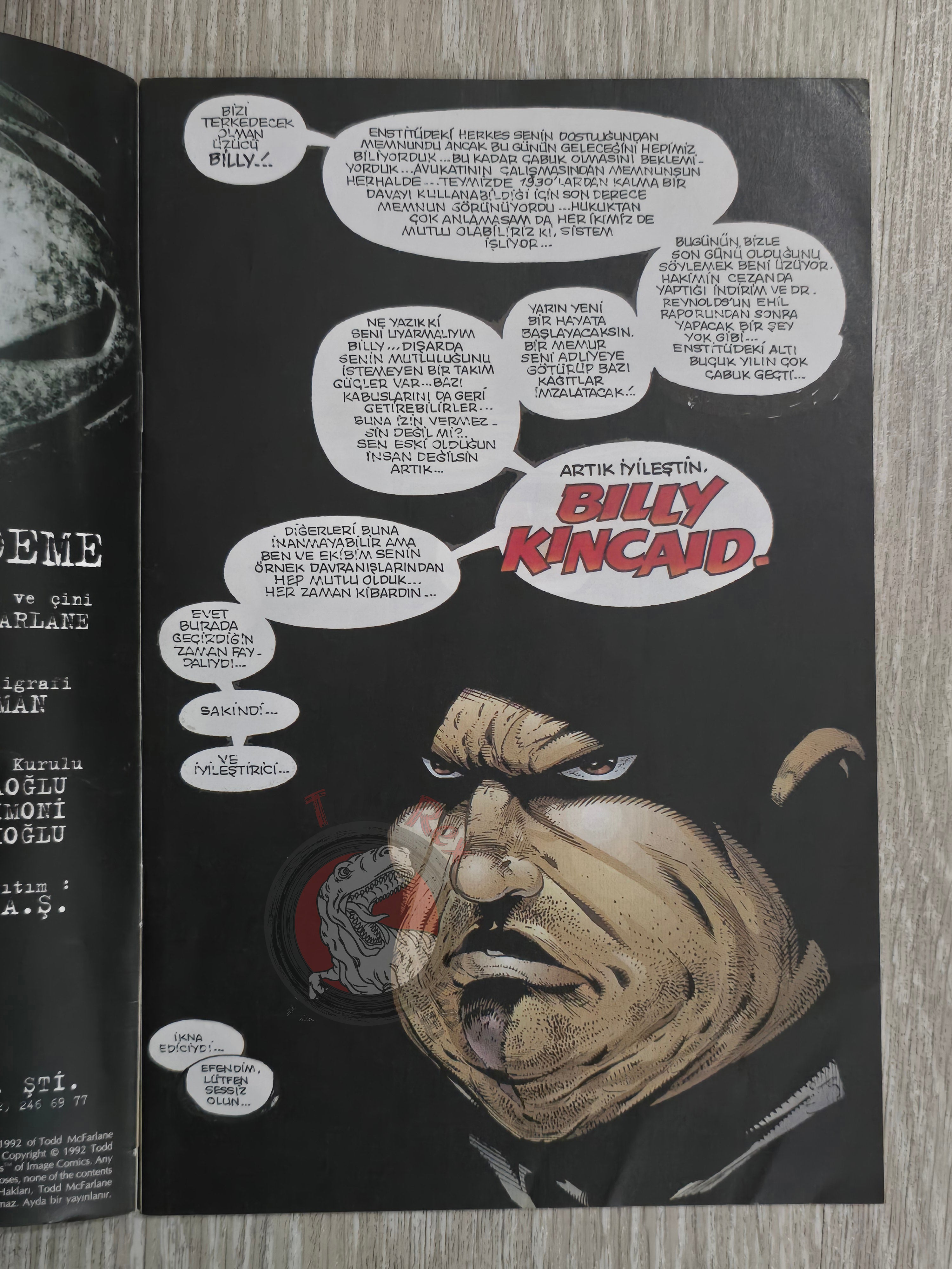 Spawn #3 1999 Turkish Comic Turkey #5 #6 Todd McFarlane