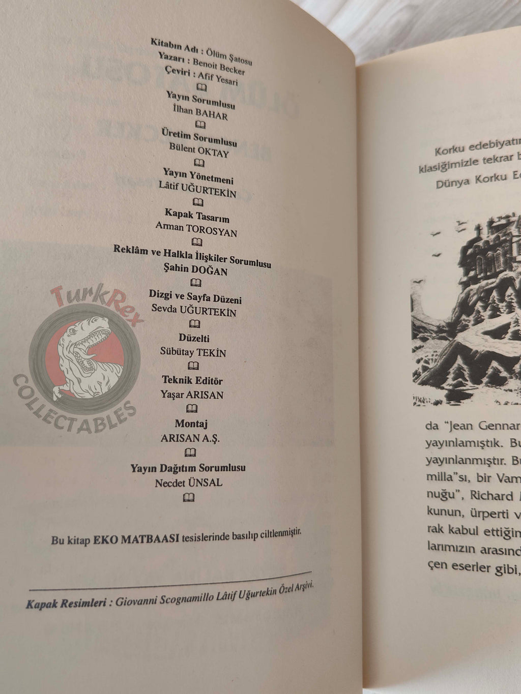 Benoît Becker – Le Sceau de Frankenstein 2000 1st Turkish Book Turkey