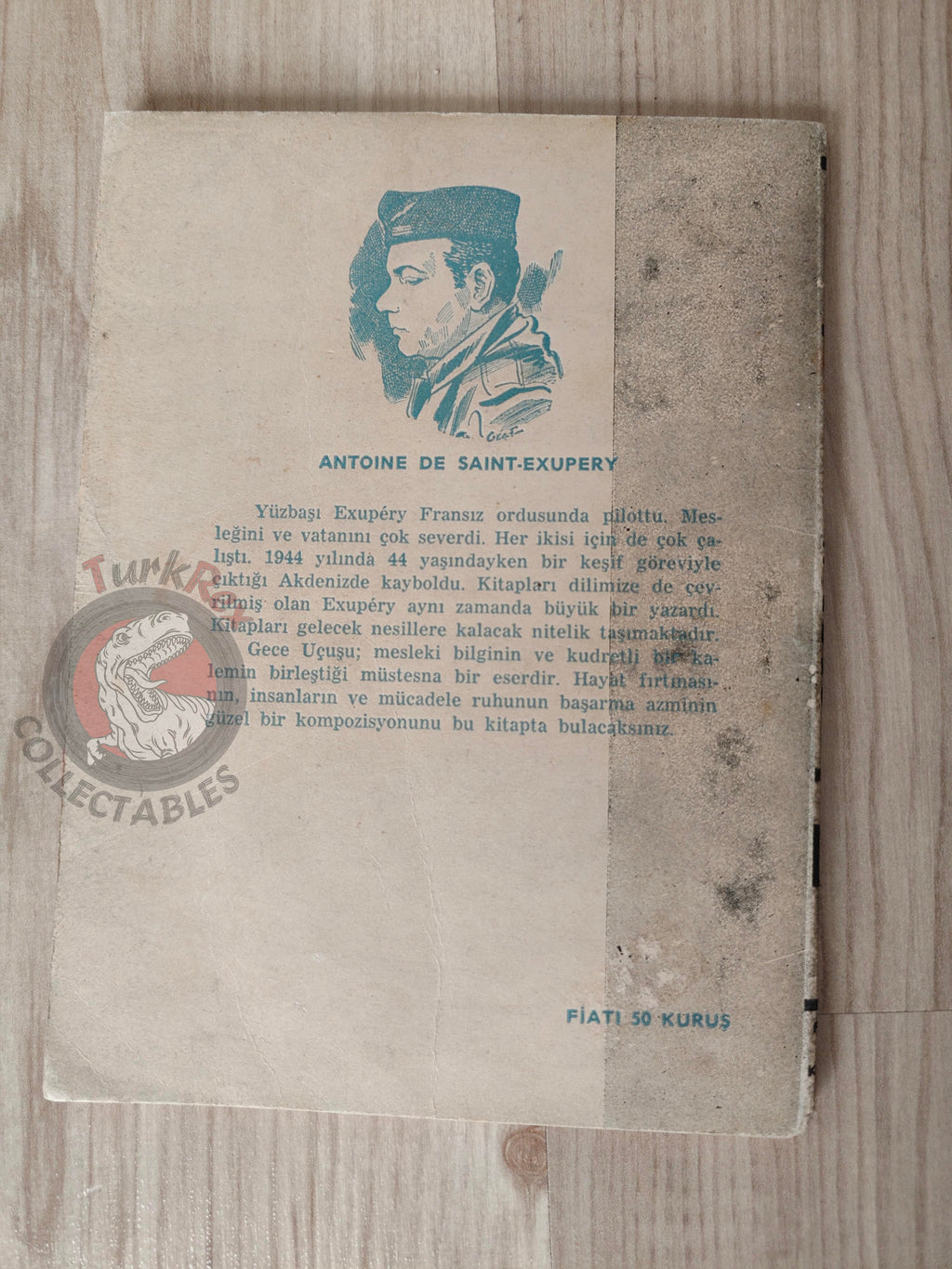 Antoine de Saint-Exupéry – Night Flight 1954 Turkish Book Turkey
