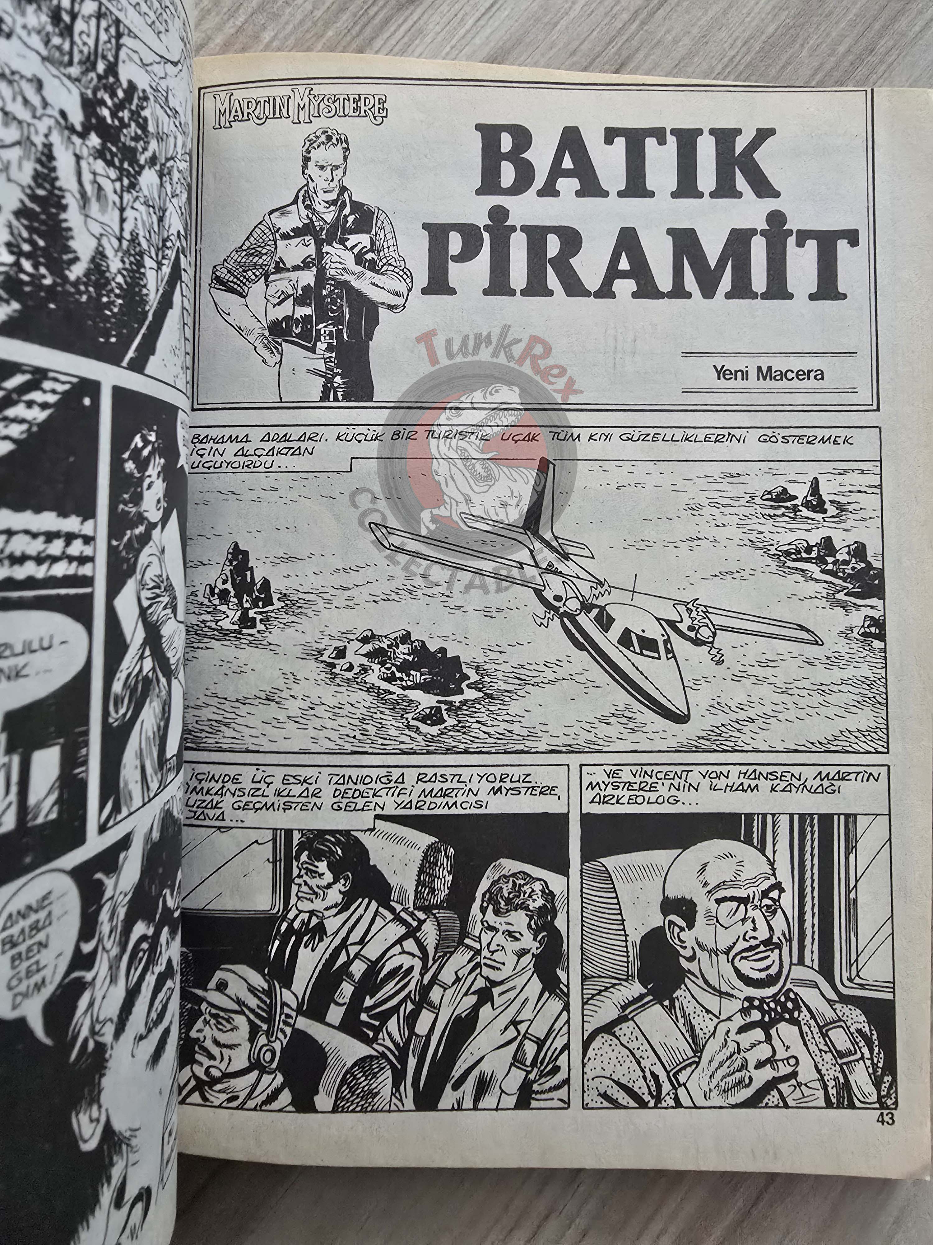 Martin Mystère #33 Il Ragazzo Prodigio 80s Turkish Comic Turkey #78 #82