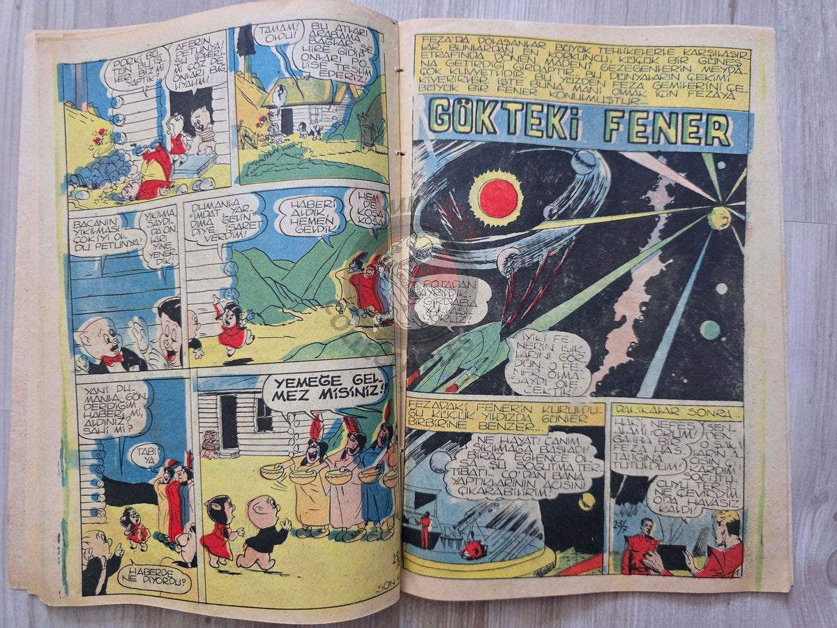Çocuk Haftası Magazine 1962 Porky Pig Turkish Comic Turkey