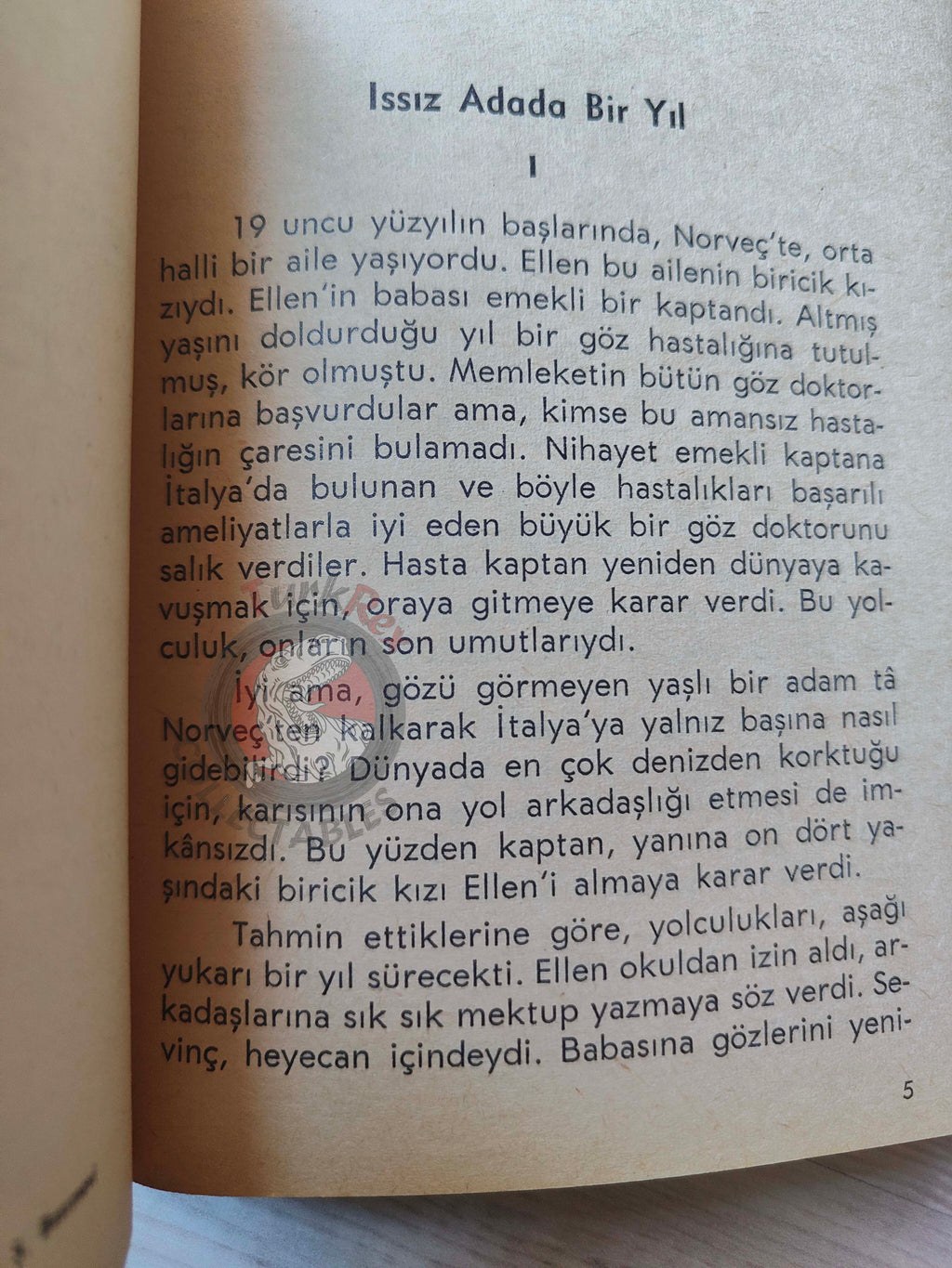 Elena Eduardovna Granstrem – A Year on a Desert Island 1964 Turkish Book Turkey Illustrated