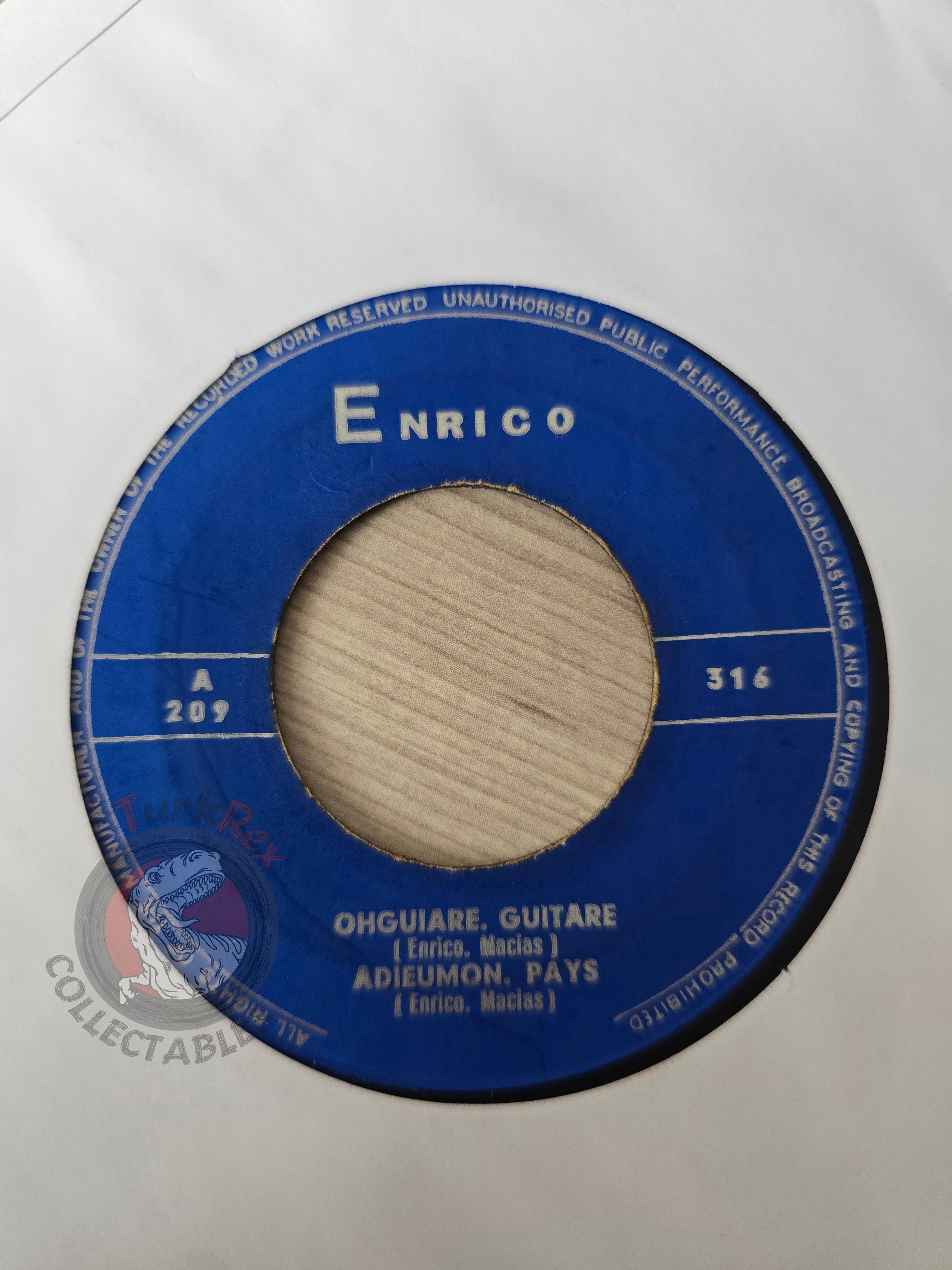Enrico Macias / Rocco Granata / Brenda Lee 7" Iran Pressing Vinyl Iranian Edition