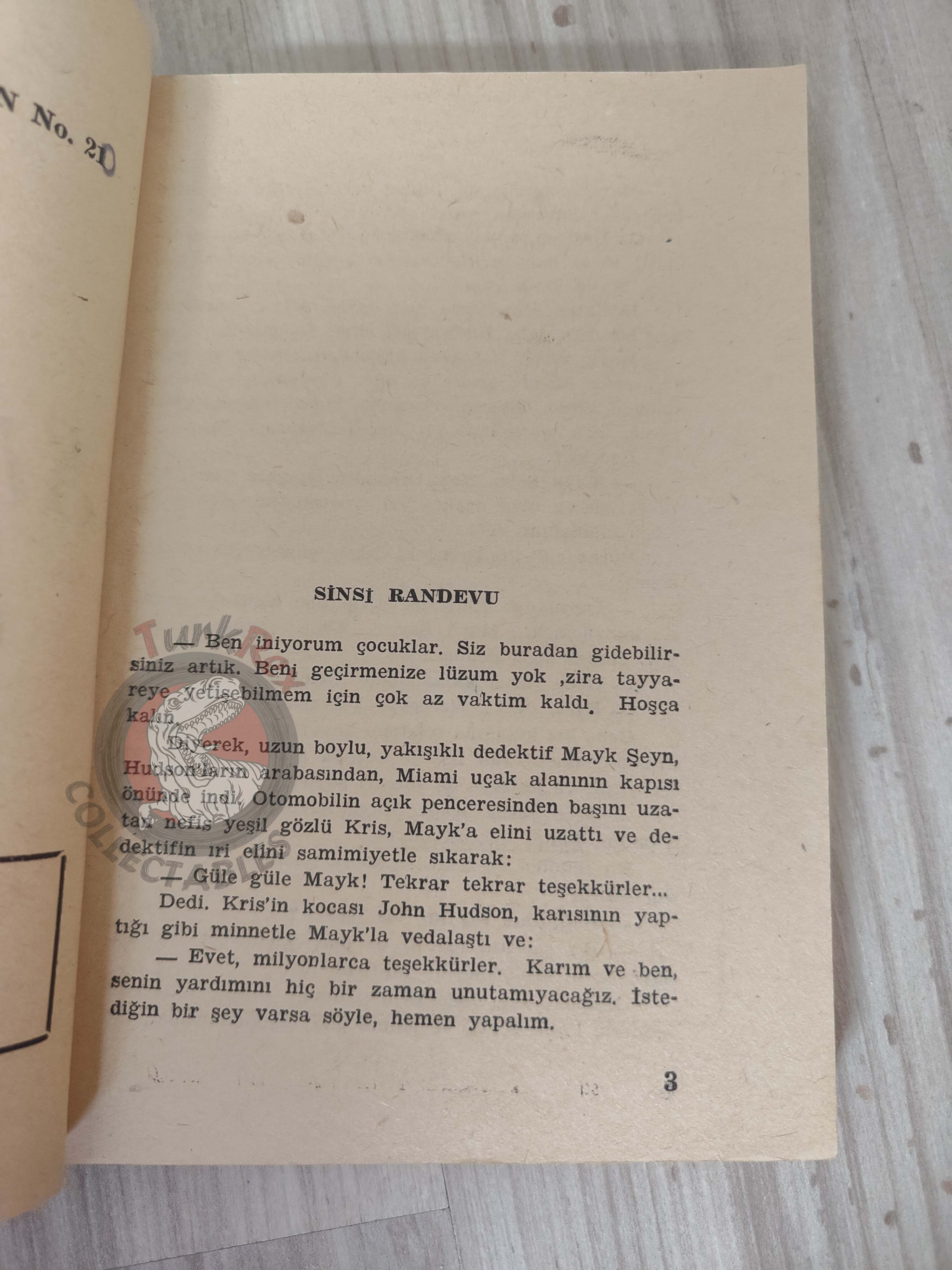 Brett Halliday – Tickets for Death 1954 Turkish Book Turkey Michael Shayne