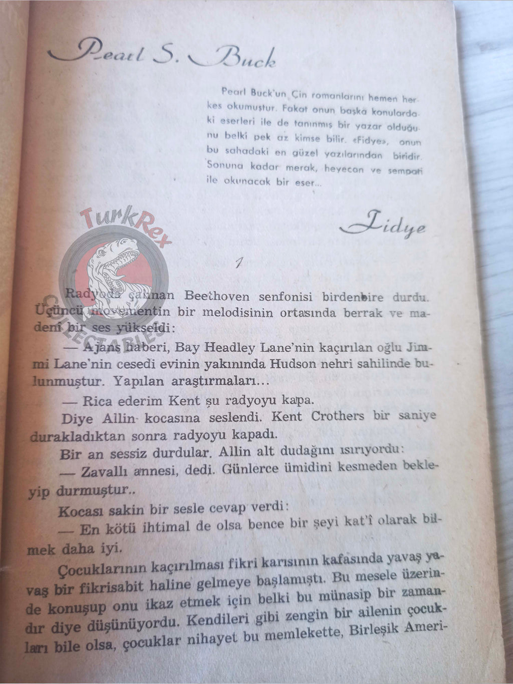 Agatha Christie & Pearl S. Buck 1947 Turkish Book Turkey