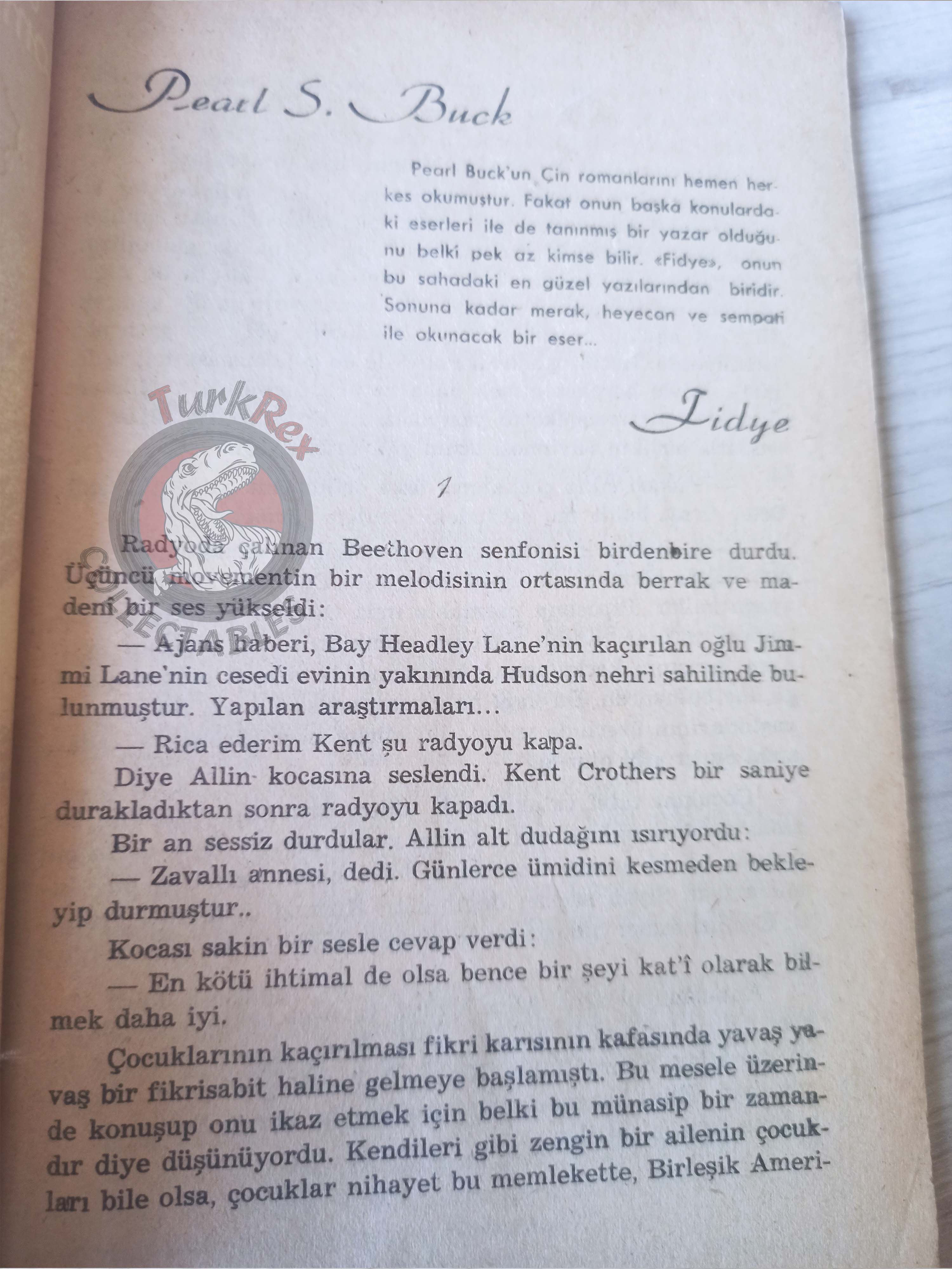 Agatha Christie & Pearl S. Buck 1947 Turkish Book Turkey