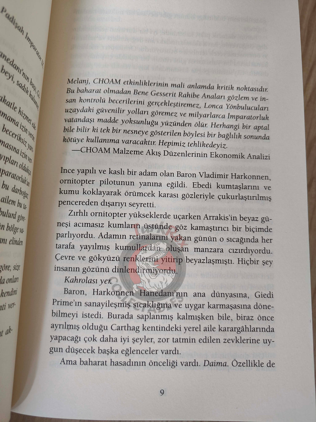 Brian Herbert – Dune House Atreides Turkish Book Turkey Prequel Trilogy