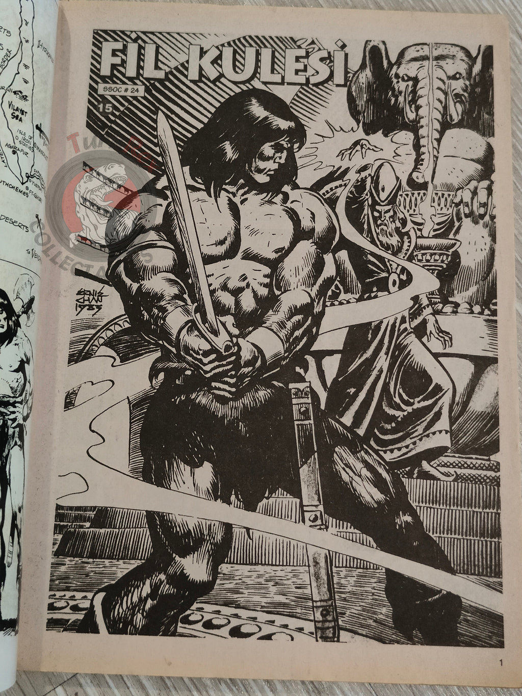 Conan #15 The Savage Sword of Conan #24 Turkish Comic Turkey