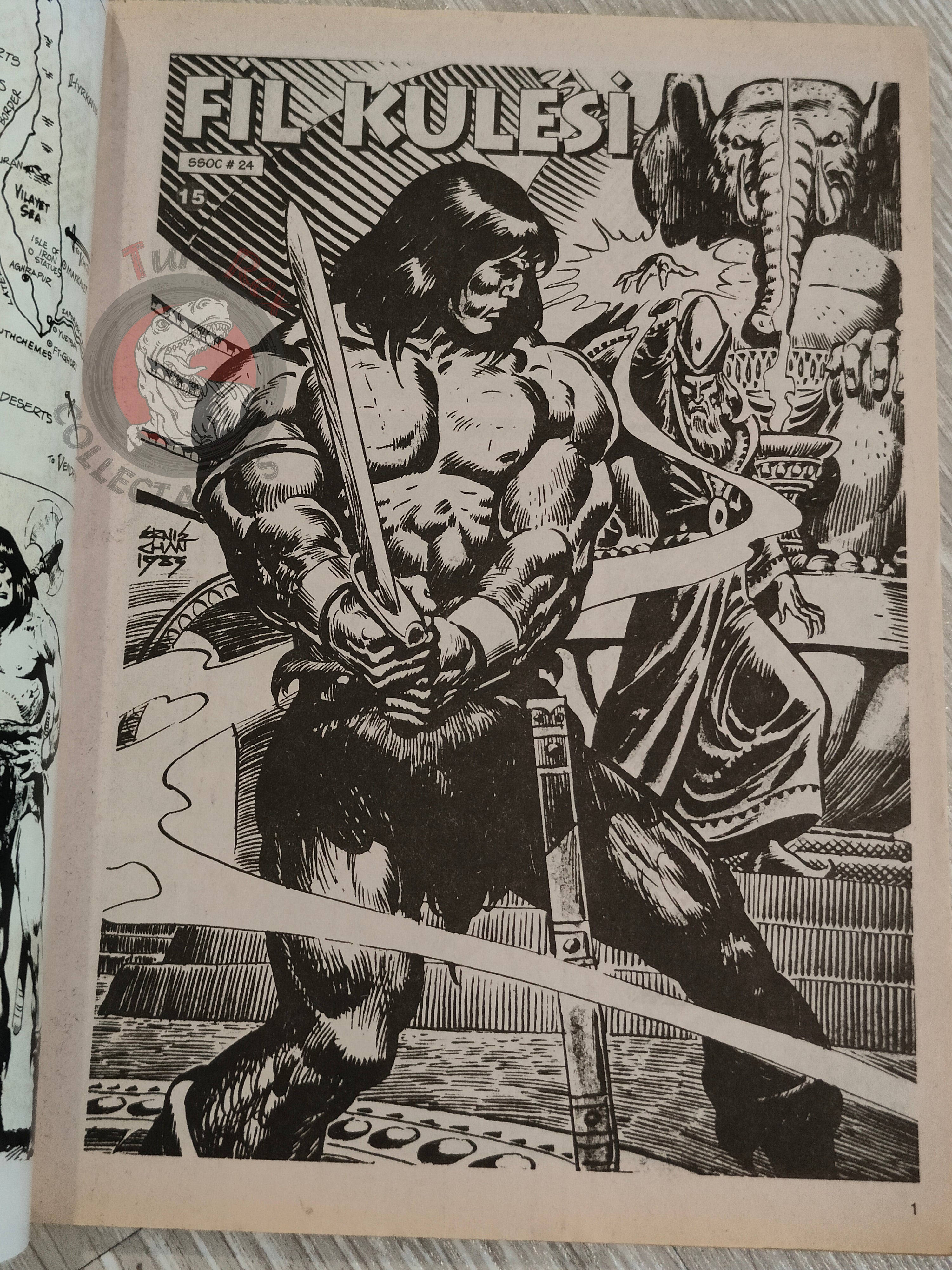 Conan #15 The Savage Sword of Conan #24 Turkish Comic Turkey