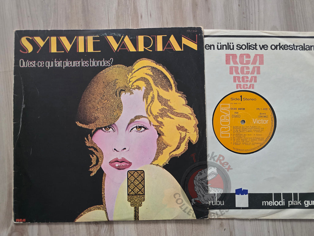 Sylvie Vartan – Qu'est-ce Qui Fait Pleurer Les Blondes? Turkish Pressing Vinyl Turkey Edition