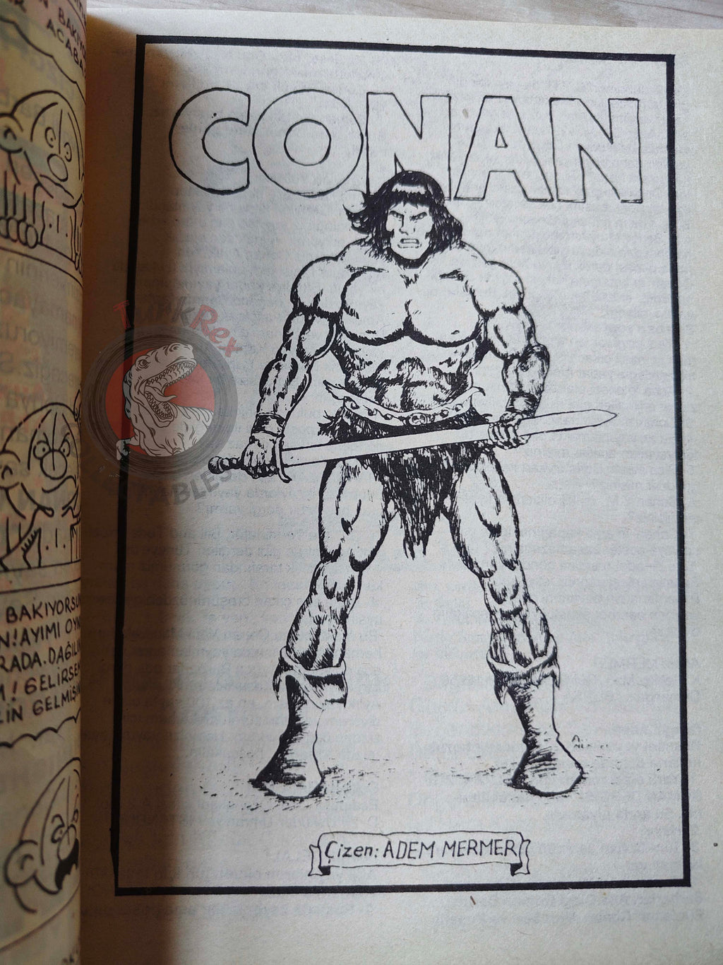 Conan ve Barbarlar #4 1994 Red Sonja & King Kull Turkish Comic Turkey