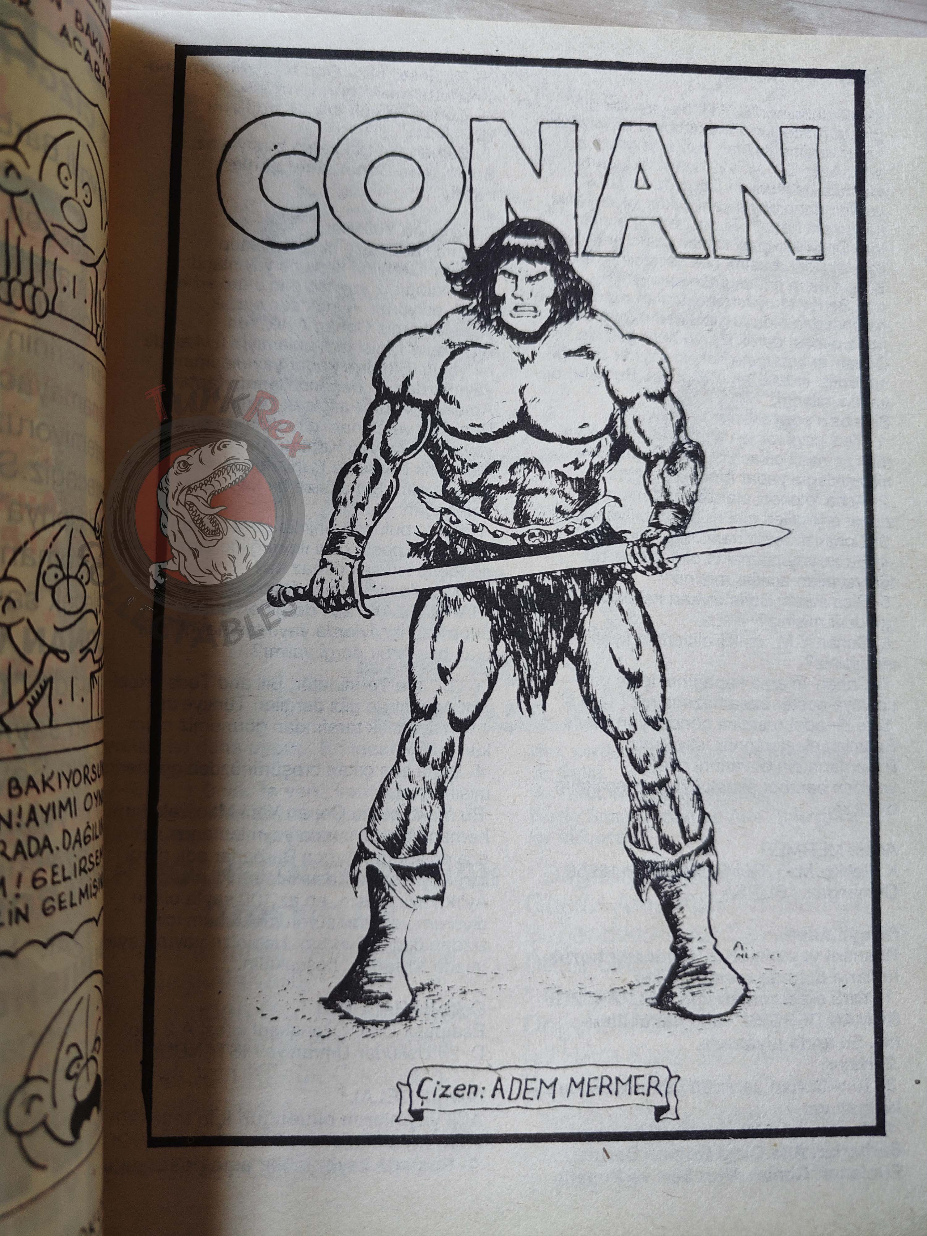 Conan ve Barbarlar #4 1994 Red Sonja & King Kull Turkish Comic Turkey