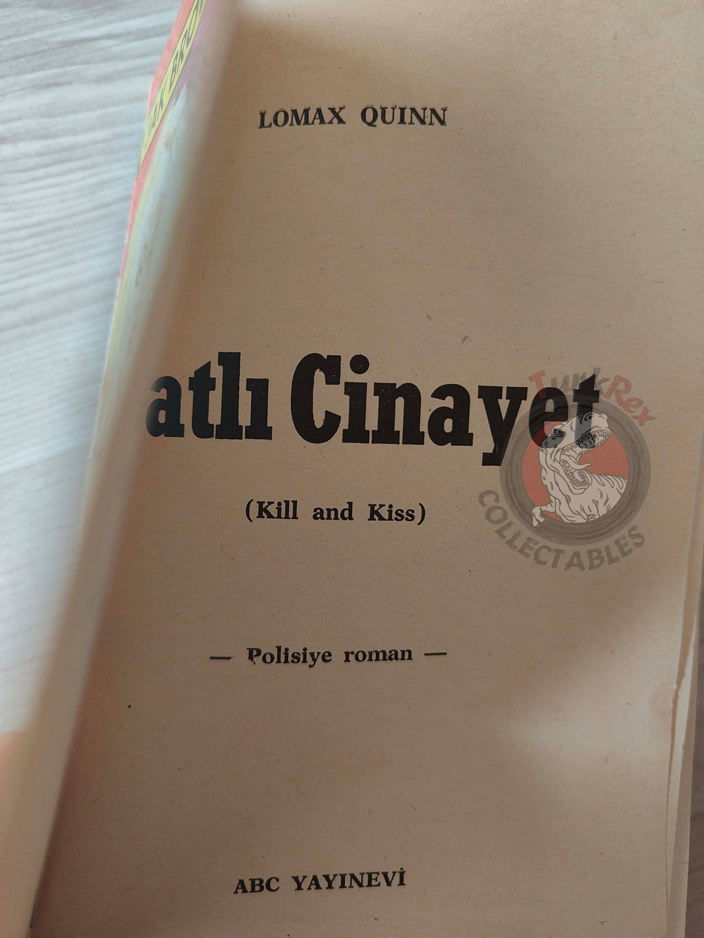 Lomax Quinn – Jack Brown #1 Kill and Kiss 1970 Turkish Book Turkey