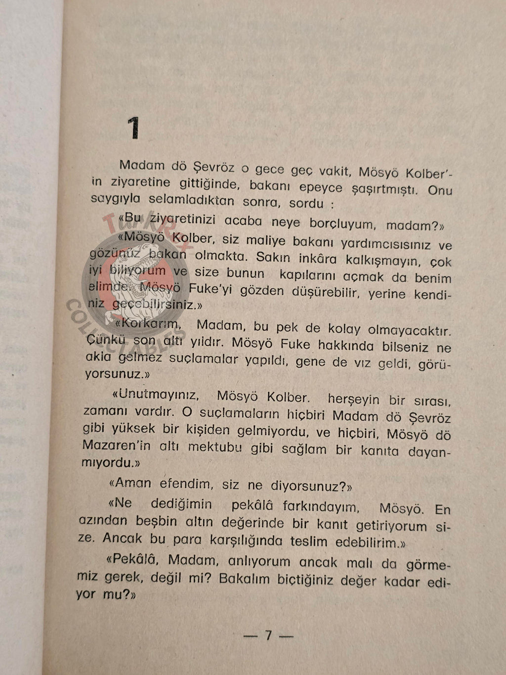 Alexandre Dumas – The Man with the Iron Mask 1984 HC/DJ Turkish Book Turkey