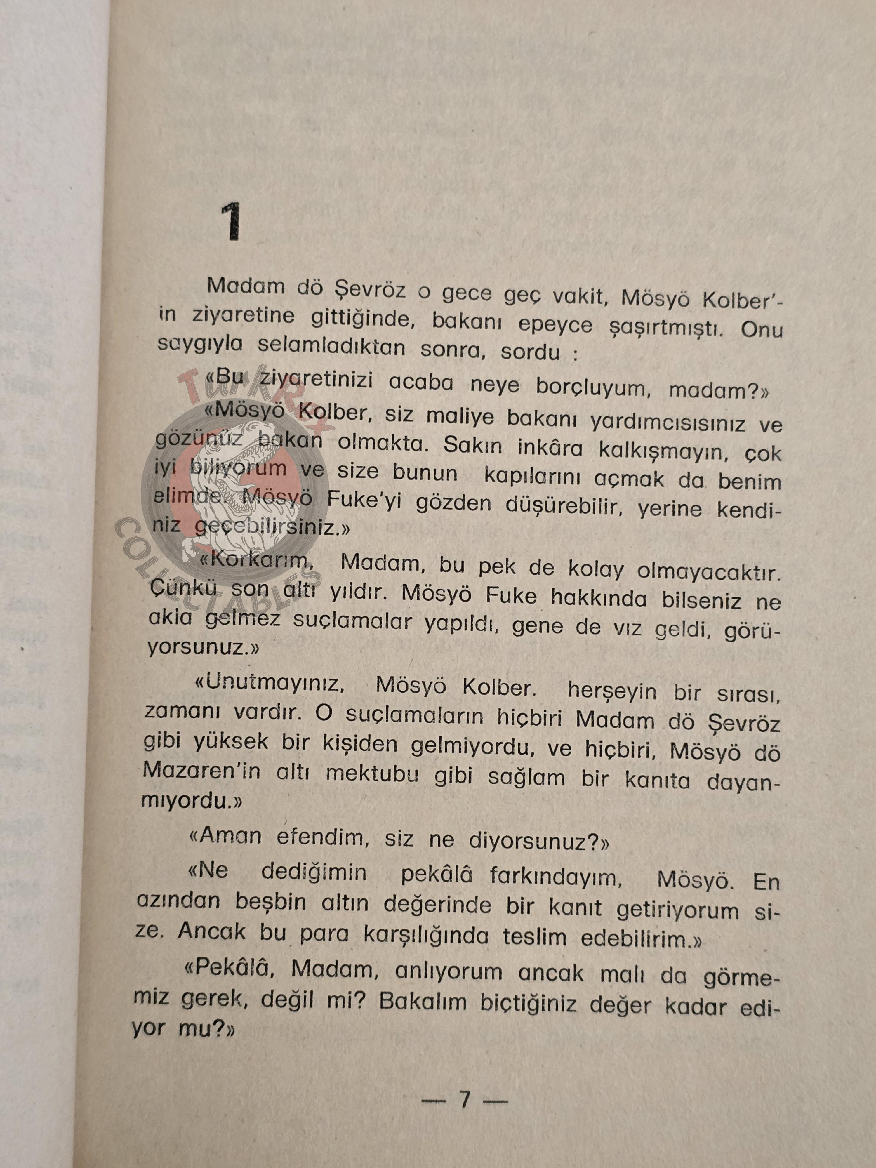 Alexandre Dumas – The Man with the Iron Mask 1984 HC/DJ Turkish Book Turkey