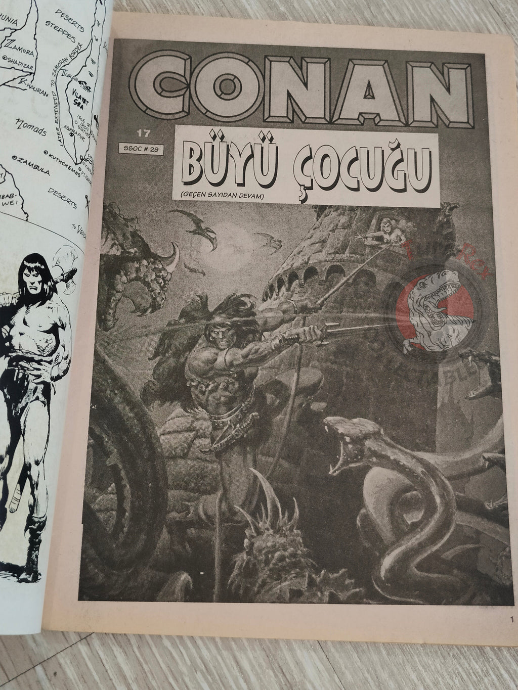 Conan #17 The Savage Sword of Conan #28 Turkish Comic Turkey