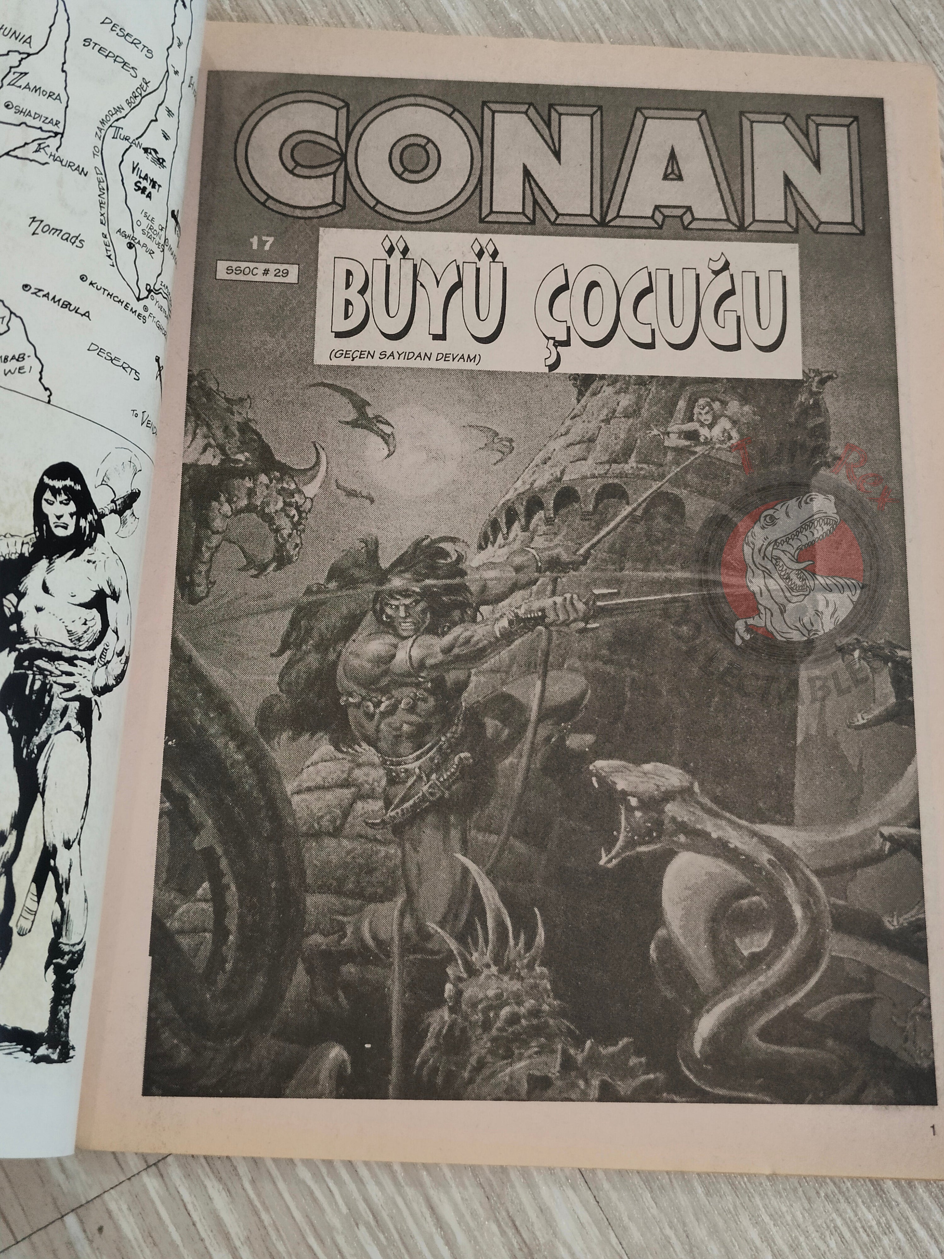 Conan #17 The Savage Sword of Conan #28 Turkish Comic Turkey