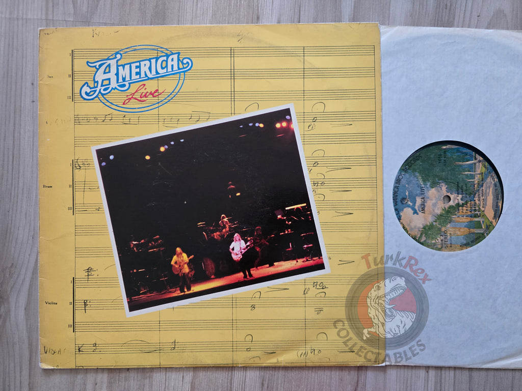 America – Live Turkish Pressing Vinyl Turkey Edition