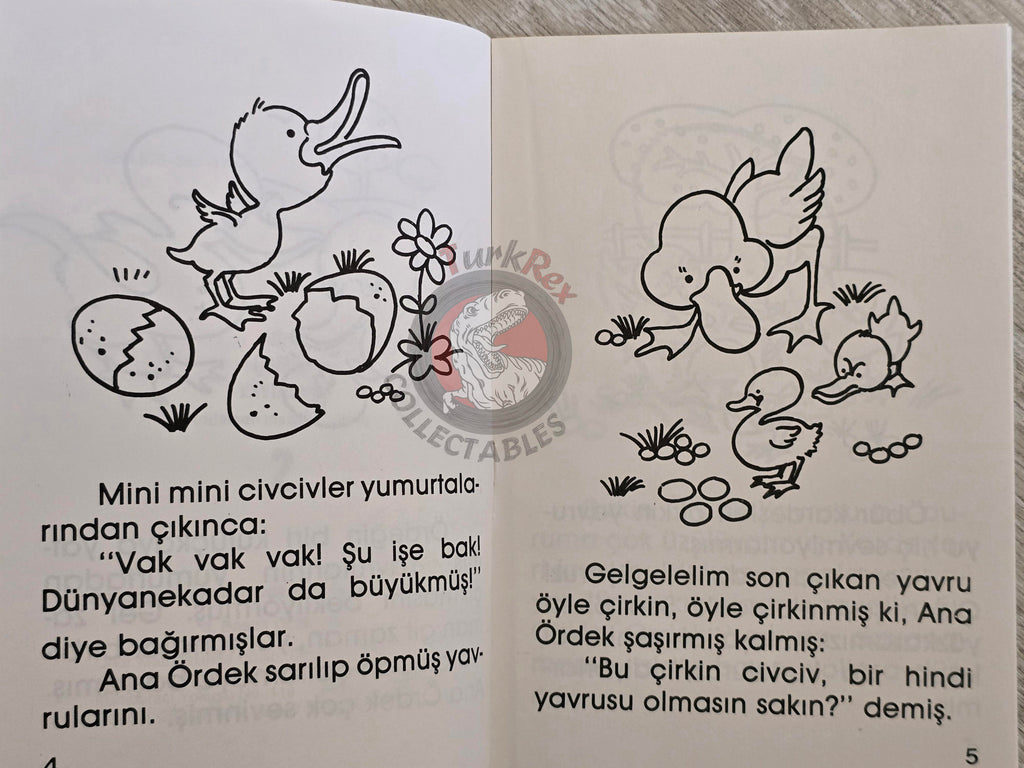 Hans Christian Andersen –  The Ugly Duckling 1994 Turkish Book Turkey Illustrated