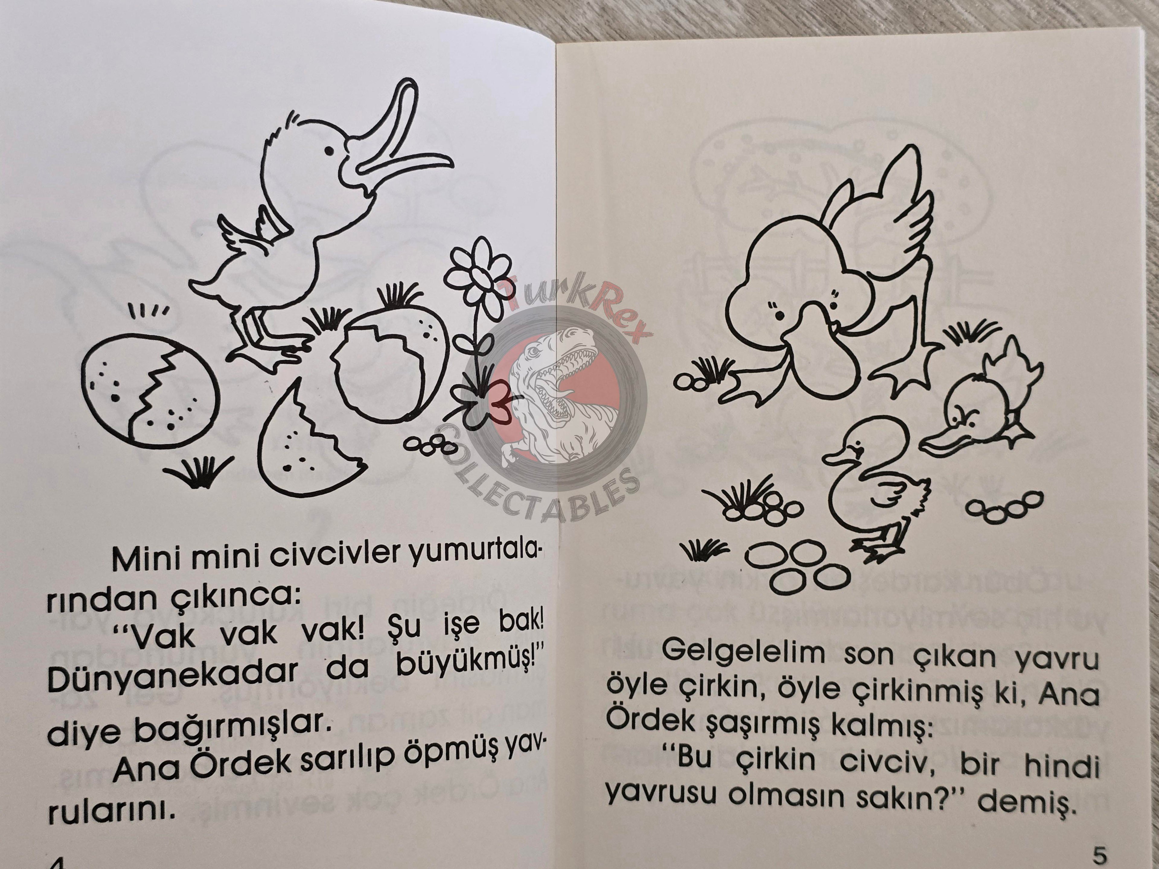 Hans Christian Andersen –  The Ugly Duckling 1994 Turkish Book Turkey Illustrated