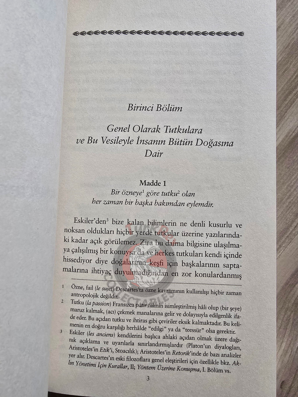 René Descartes – The Passions of the Soul 2020 Turkish Book Turkey