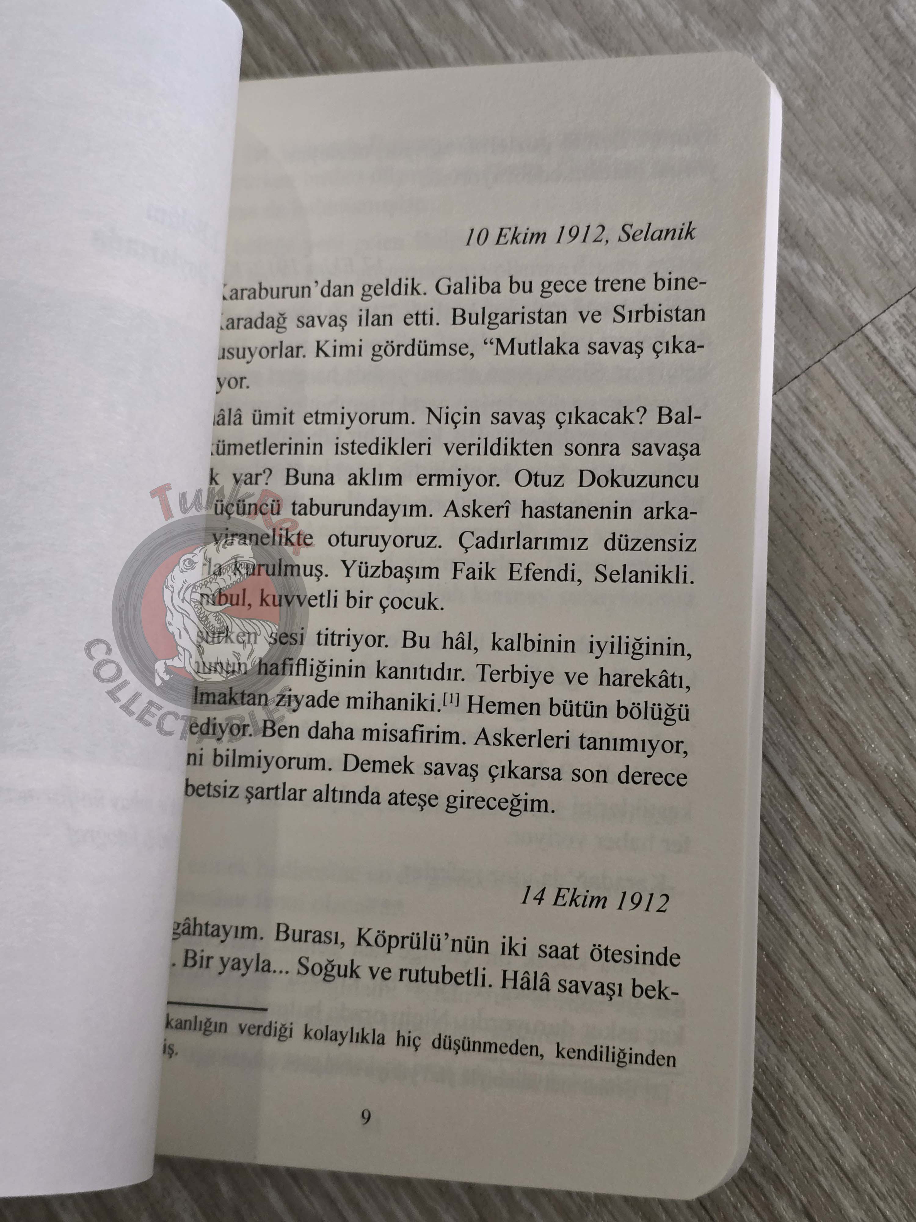 Ömer Seyfettin – Balkan War Diary 2019 Turkish Book Turkey Wars Ottoman