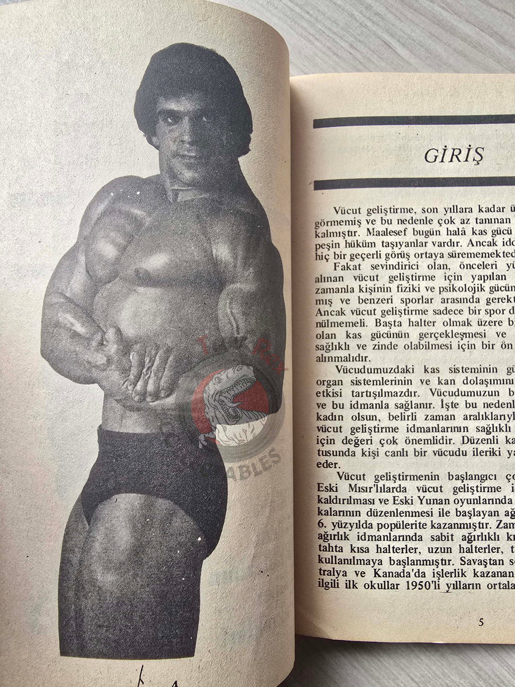 Bodybuilding Technics 1989 Turkish Book Turkey Lou Ferrigno Joe Bucci