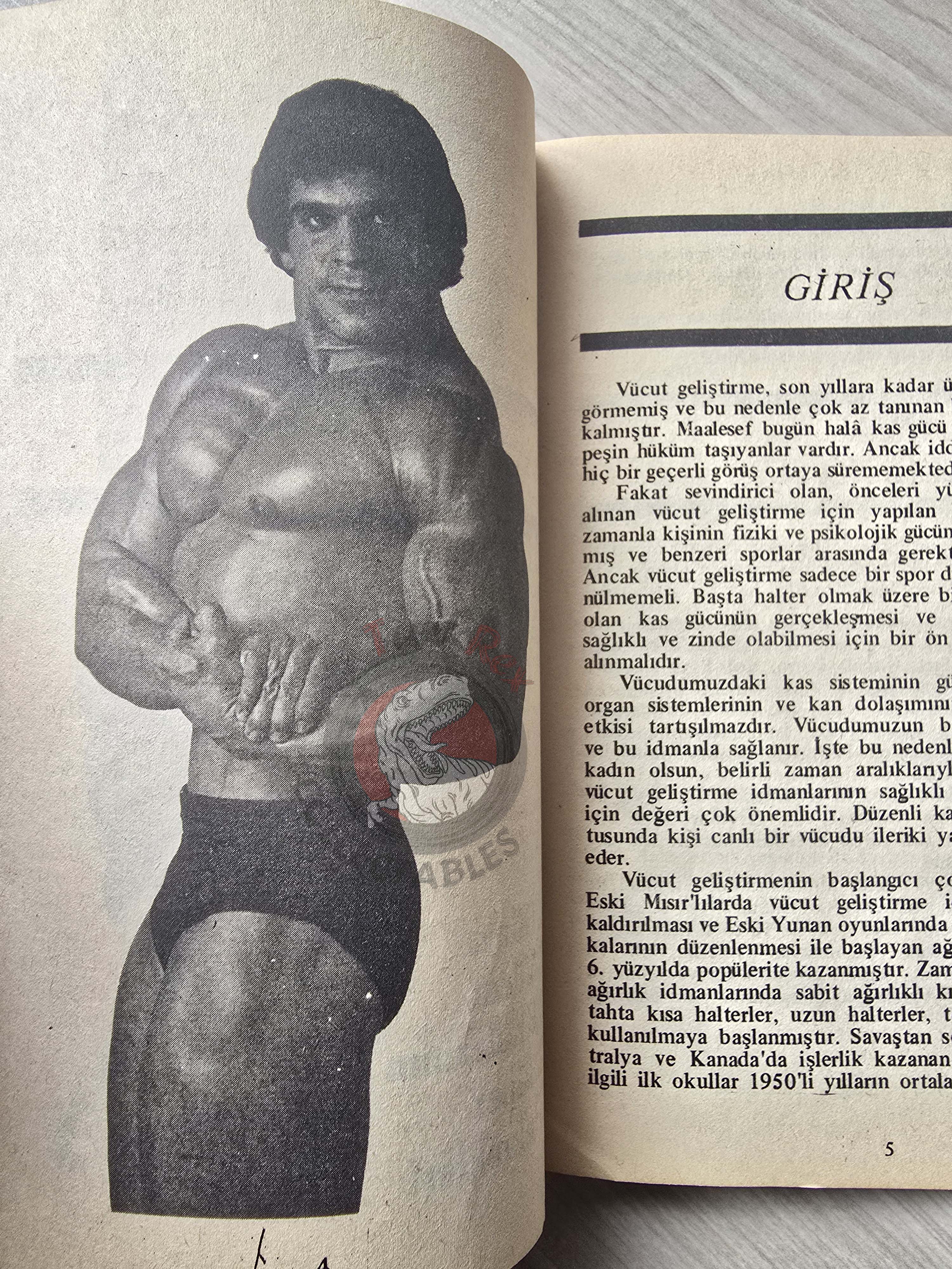 Bodybuilding Technics 1989 Turkish Book Turkey Lou Ferrigno Joe Bucci