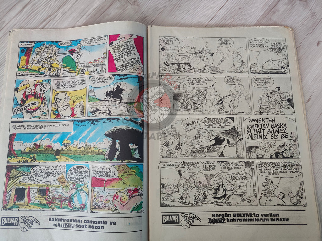 Asterix –  Asterix and the Black Gold 1986 Turkish Edition Comic Turkey 2