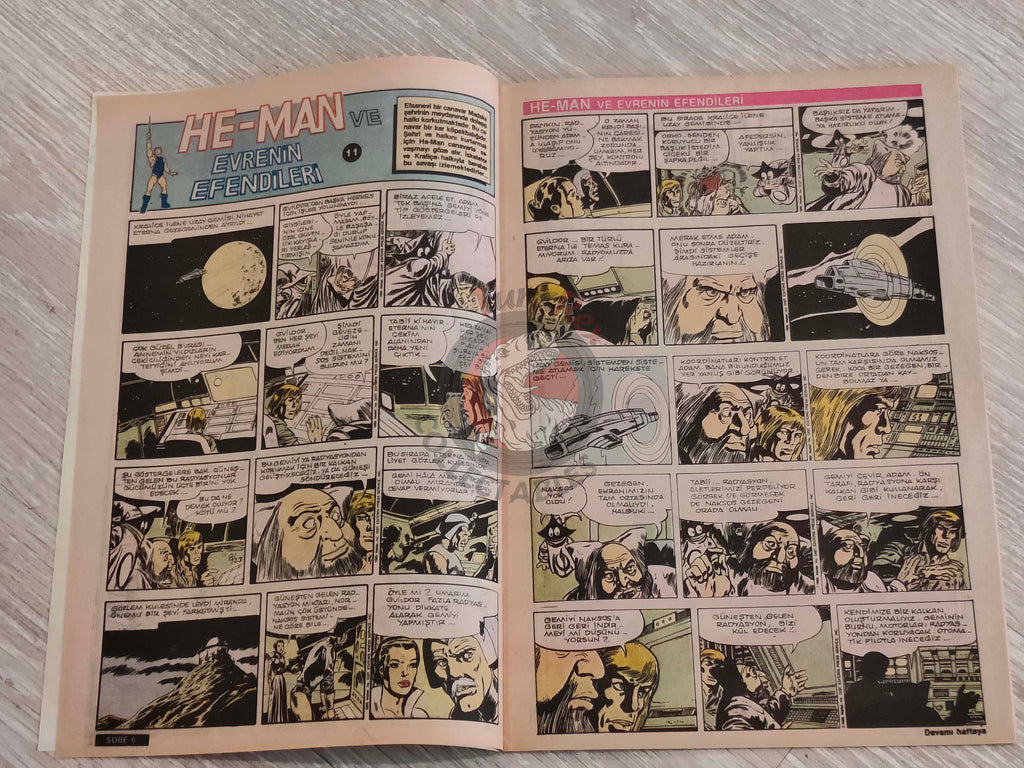 Sobe #2 He-Man Masters of the Universe 1990 Turkish Comic Turkey  Sesame Street Conan