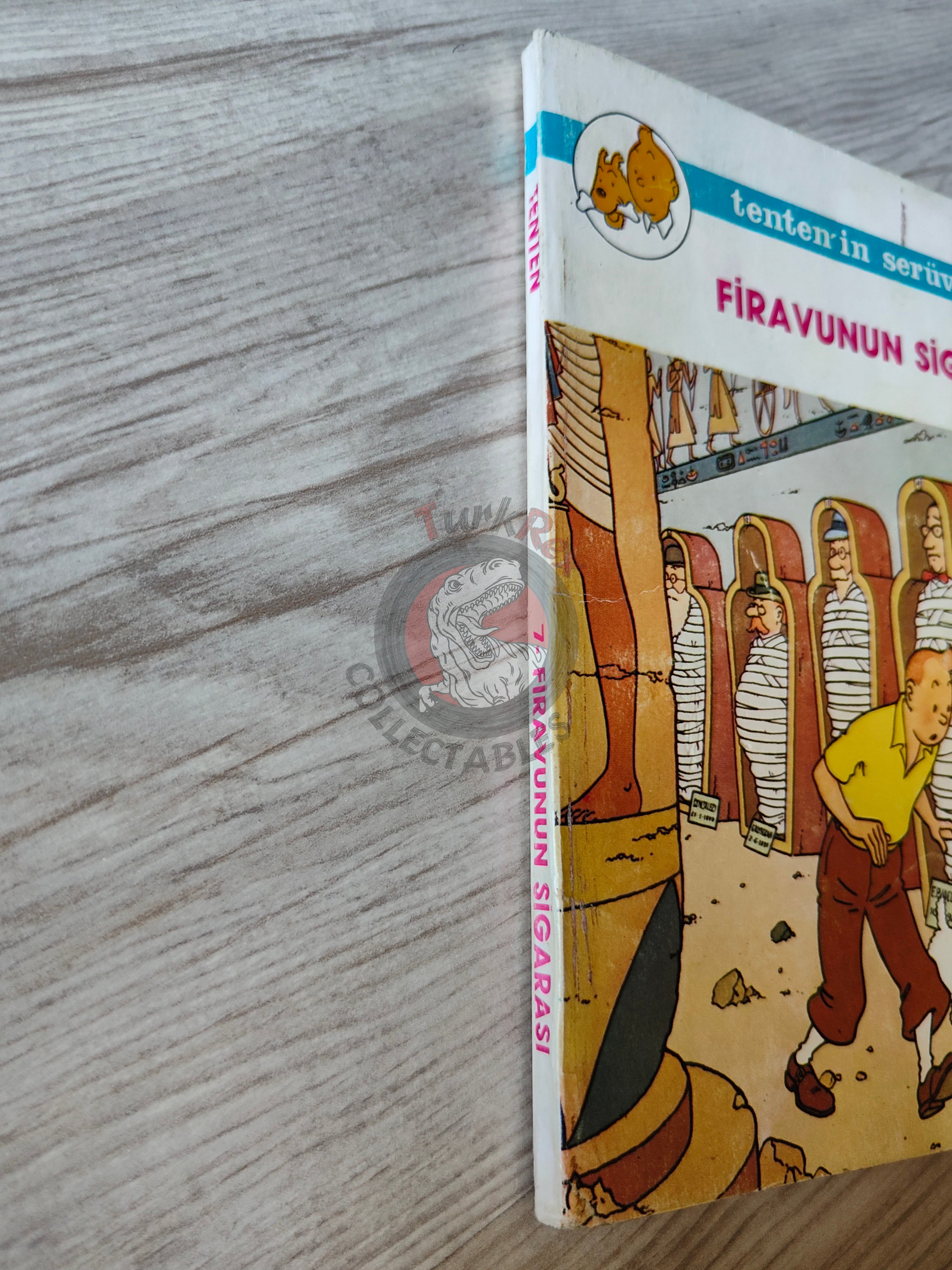 Tintin – Cigars of the Pharaoh mid 1980s Turkish Edition Comic Turkey 2