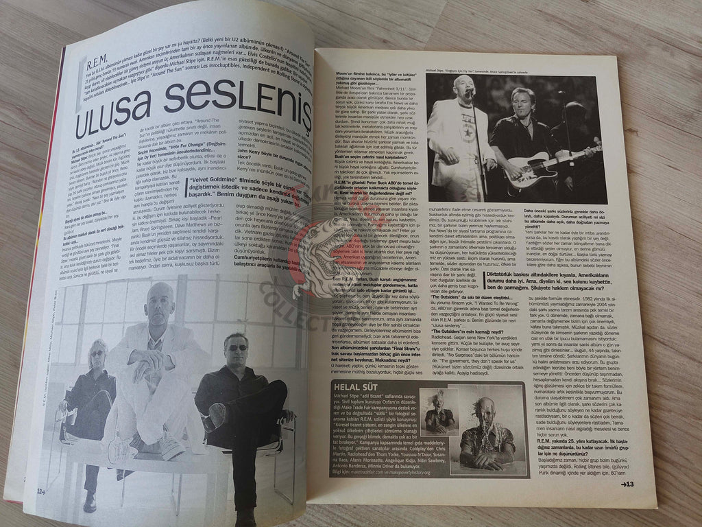 Roll 2005 Björk  R.E.M. Turkish Mag Turkey The White Stripes Sergent Garcia