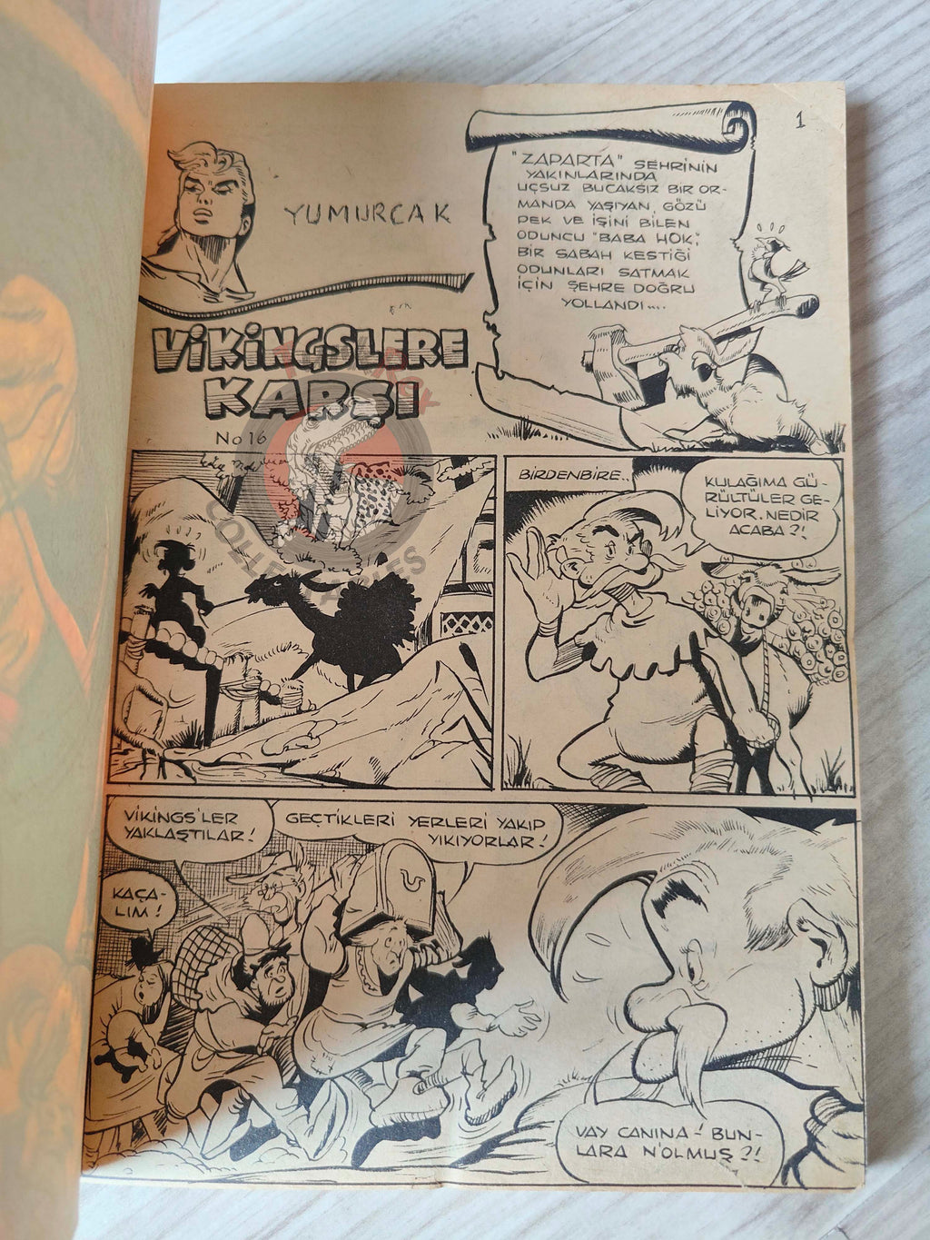 Belloy - Chevalier sans armure 1970 Turkish Comic Turkey Uderzo Yumurcak Mag #6