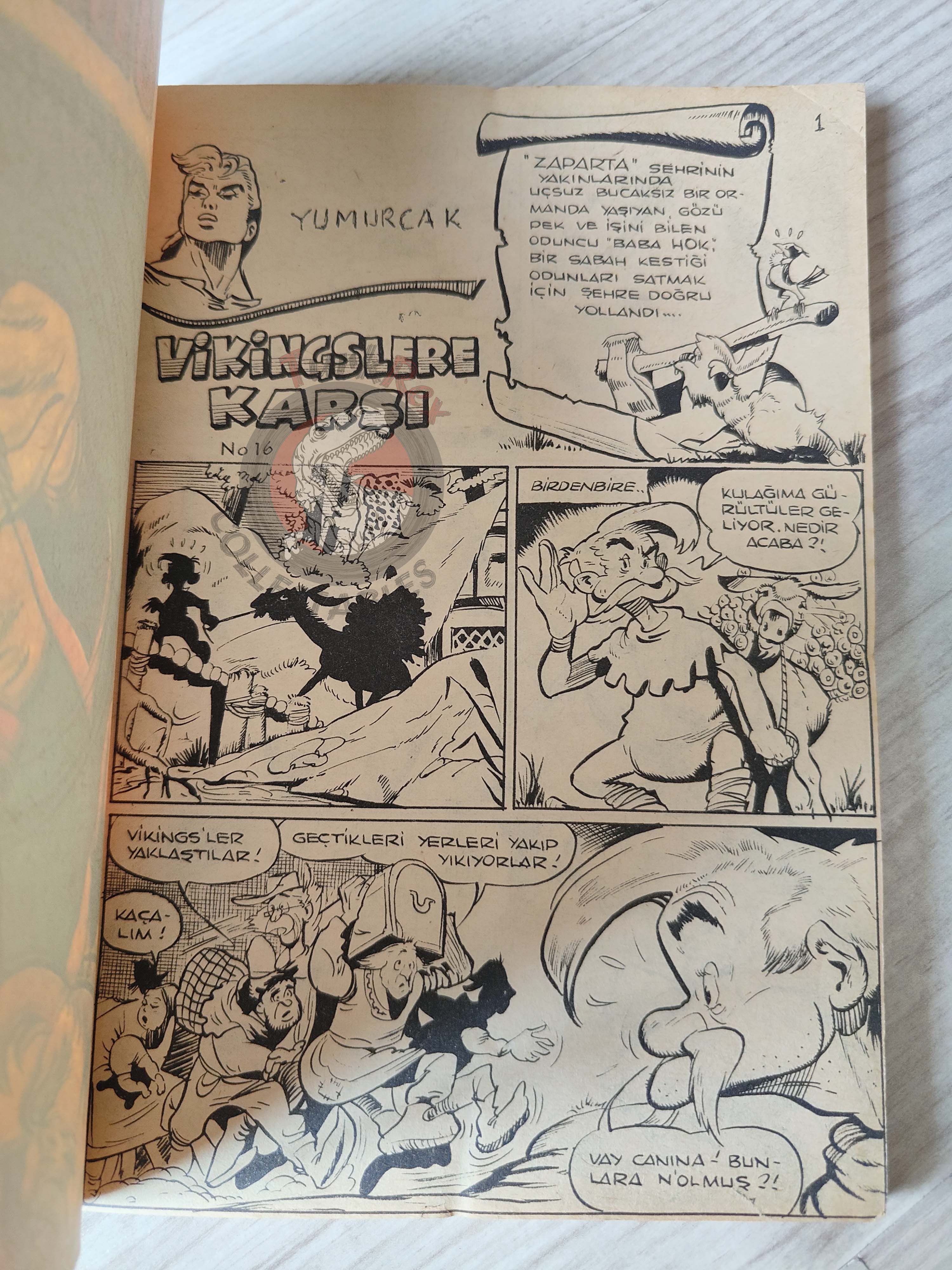 Belloy - Chevalier sans armure 1970 Turkish Comic Turkey Uderzo Yumurcak Mag #6
