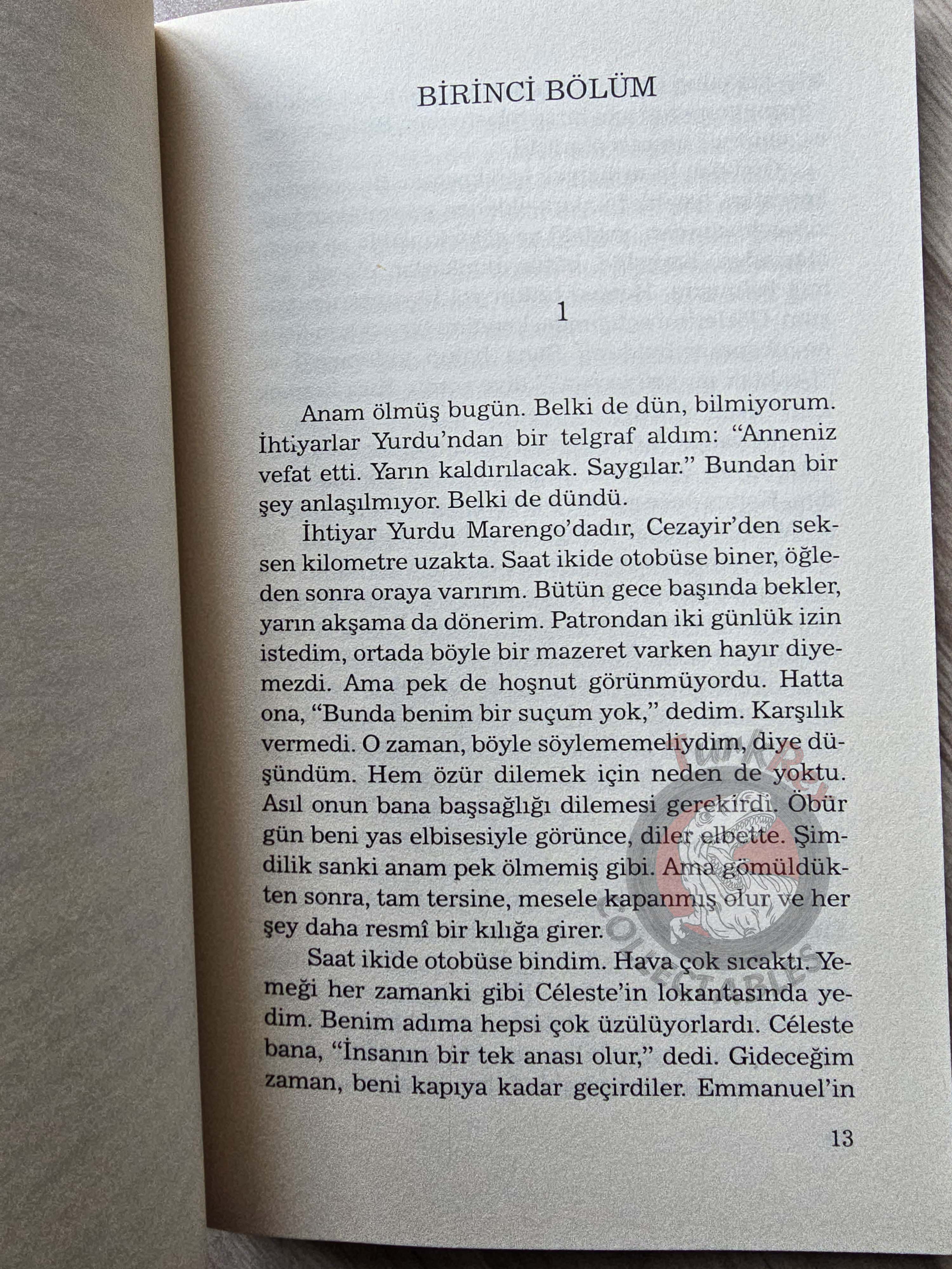 Albert Camus – The Stranger 2008 Turkish Book Turkey