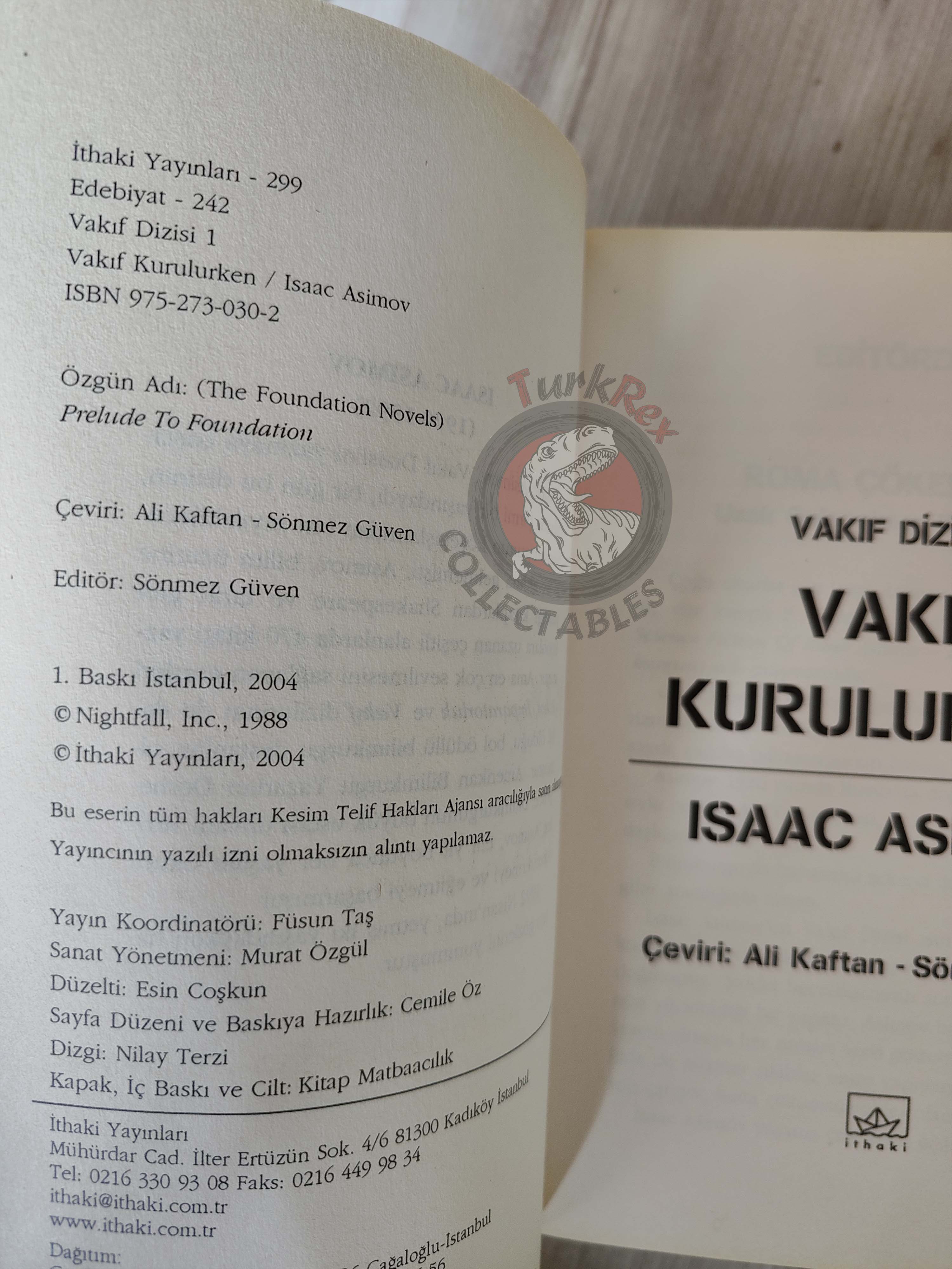 Isaac Asimov – Foundation Series Complete 7 Book Set Turkish Book Turkey