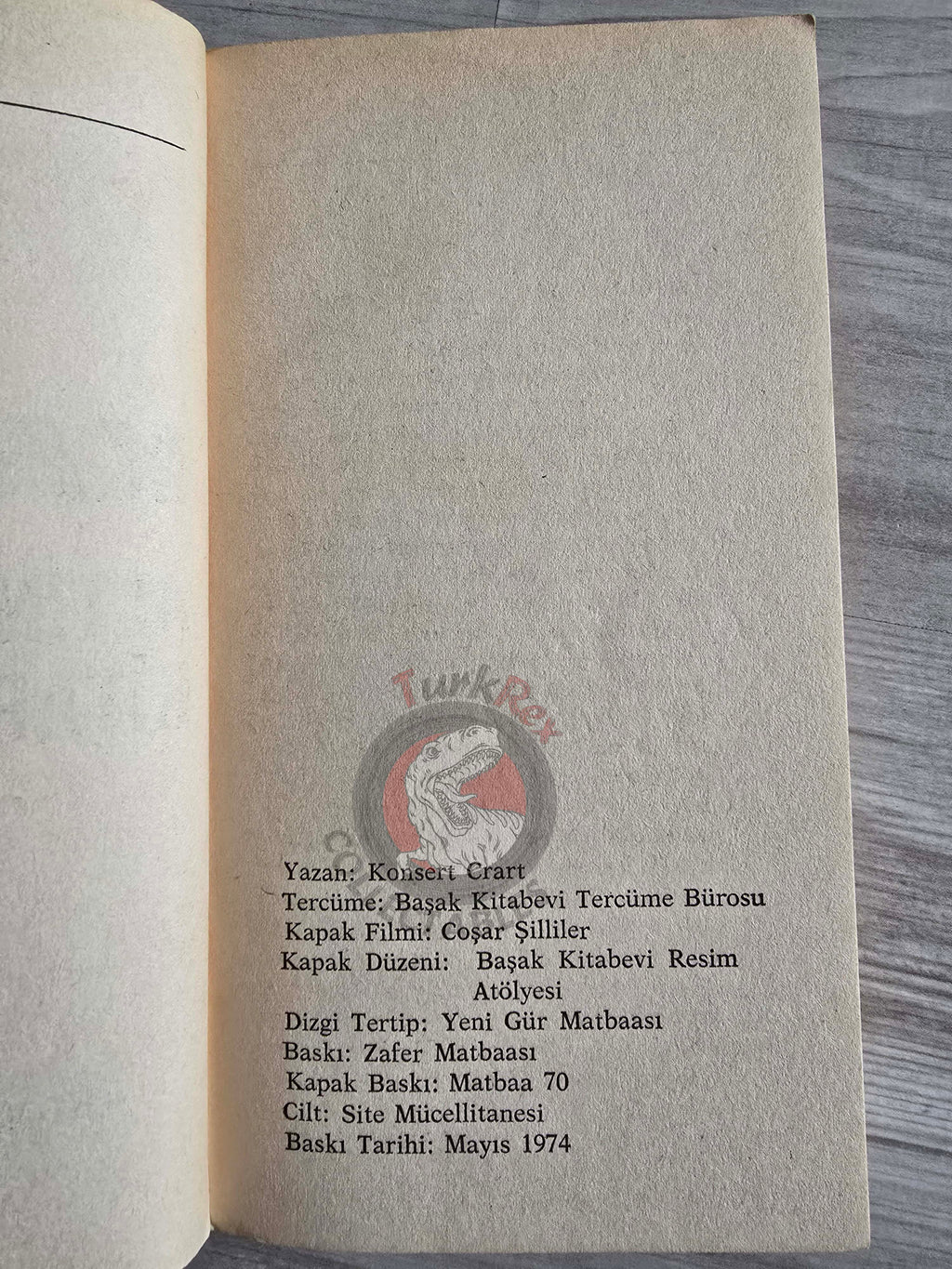 Dr. Richard Kimble – The Fugitive 1974 1st Turkish Book Turkey Tv Series