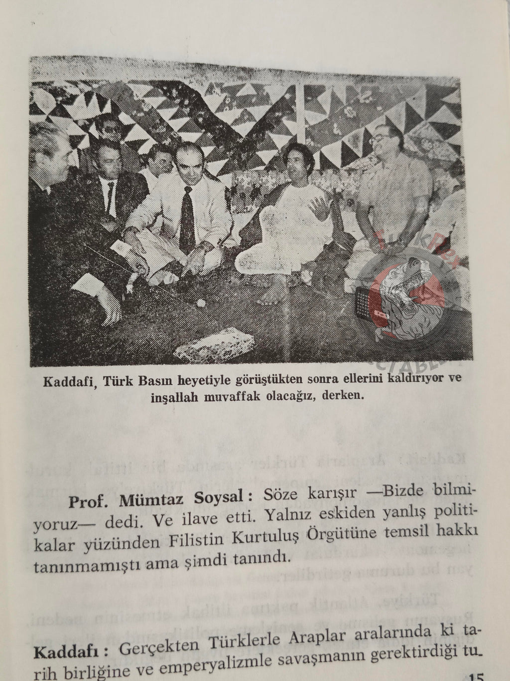 Muammer Kaddafi Libya Propaganda 1978 Turkish Book Turkey Gaddafi Interviews