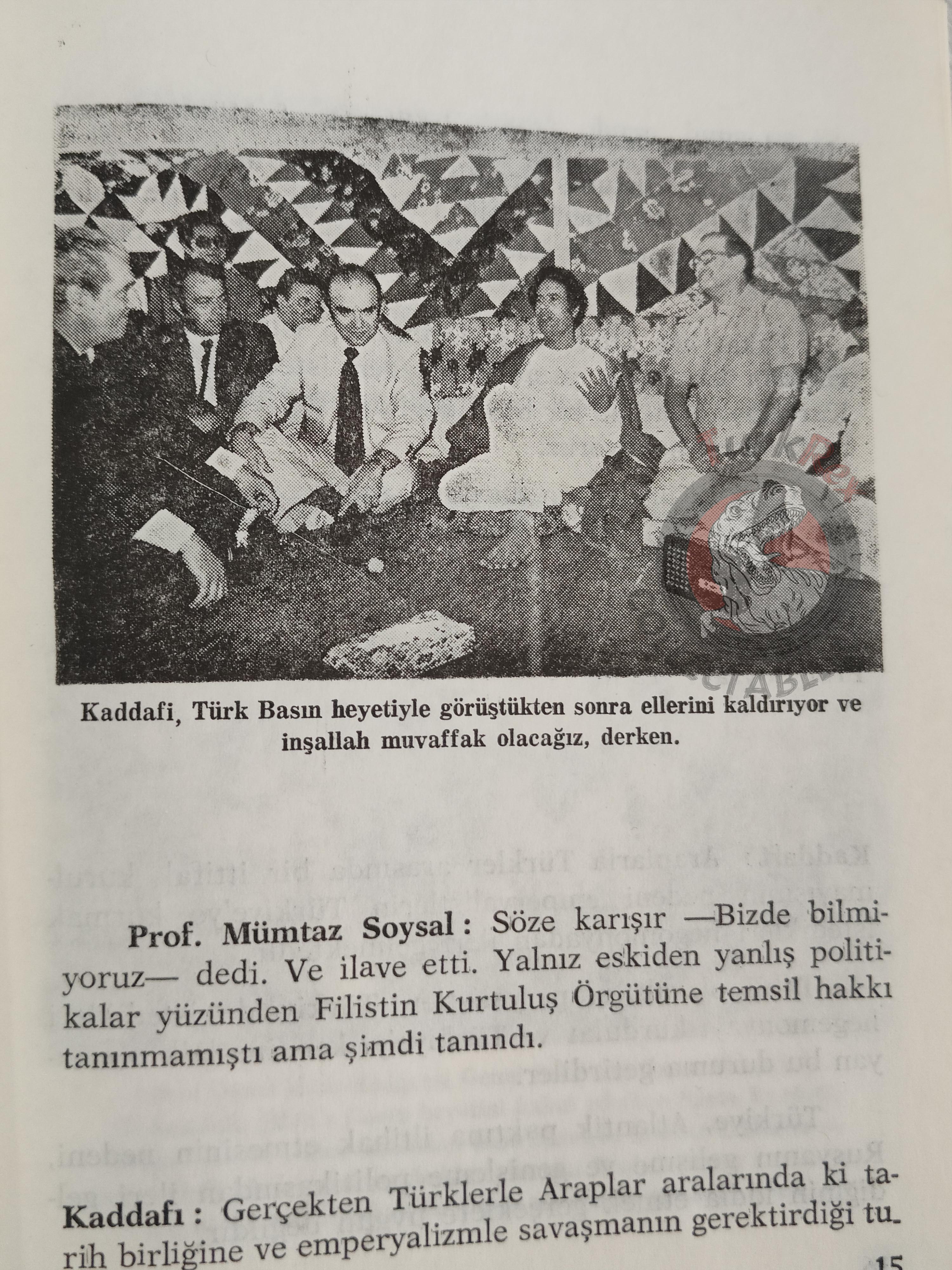 Muammer Kaddafi Libya Propaganda 1978 Turkish Book Turkey Gaddafi Interviews