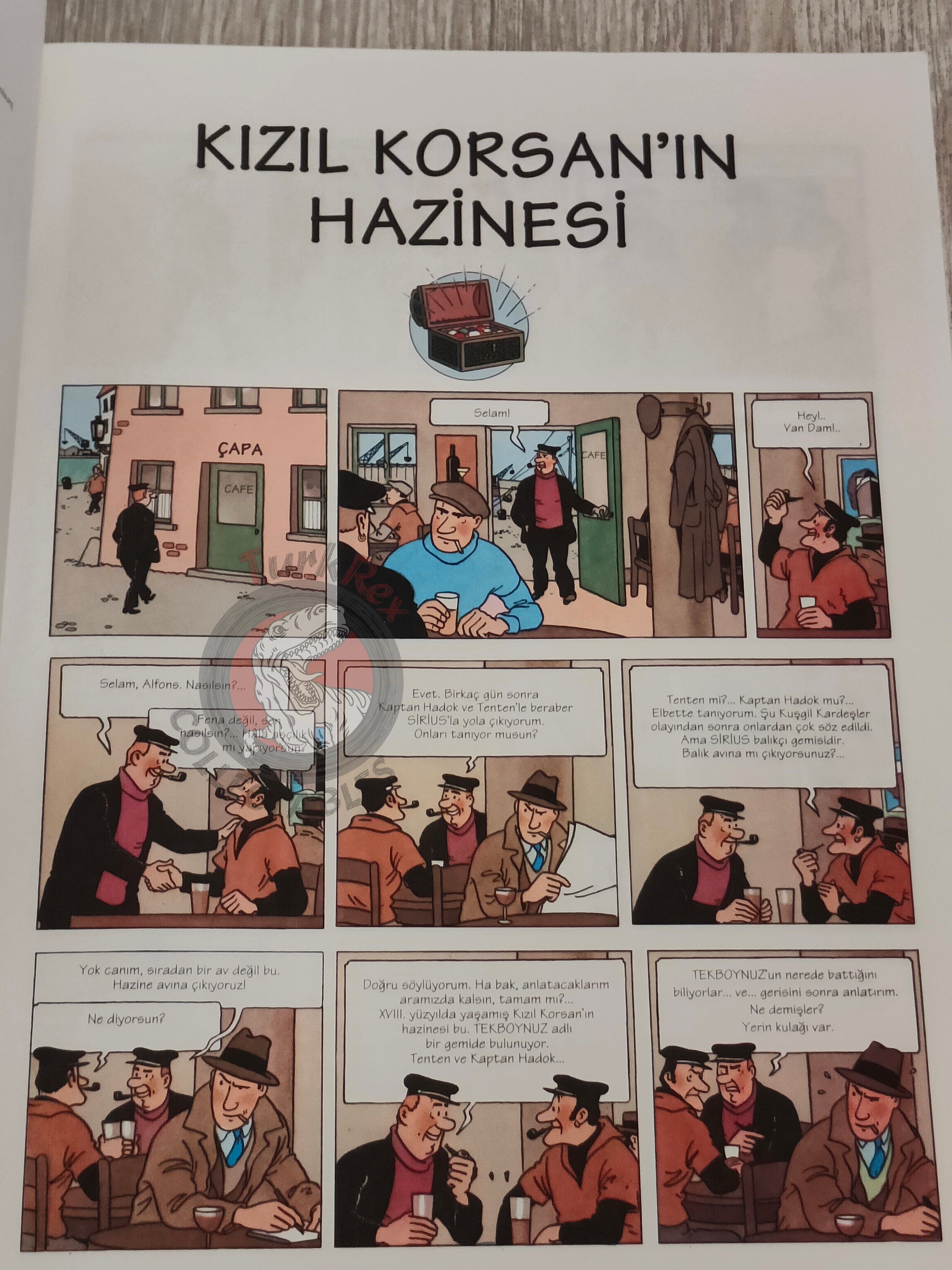 Tintin – Red Rackham's Treasure 1995 Turkish Edition Comic Turkey 1st YKY