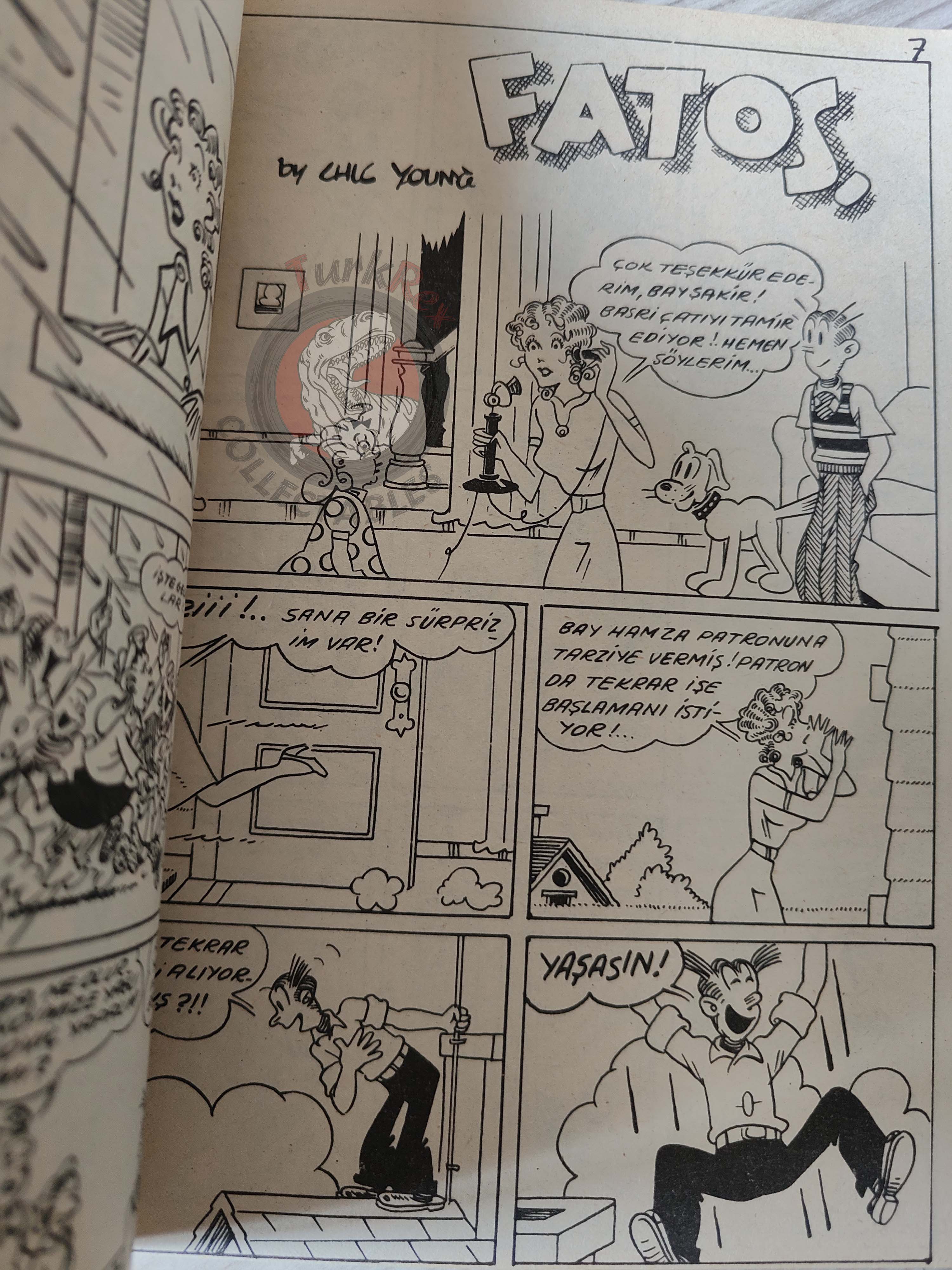 Blondie Vol #11 Chic Young 1982 Turkish Comic Turkey Fatoş