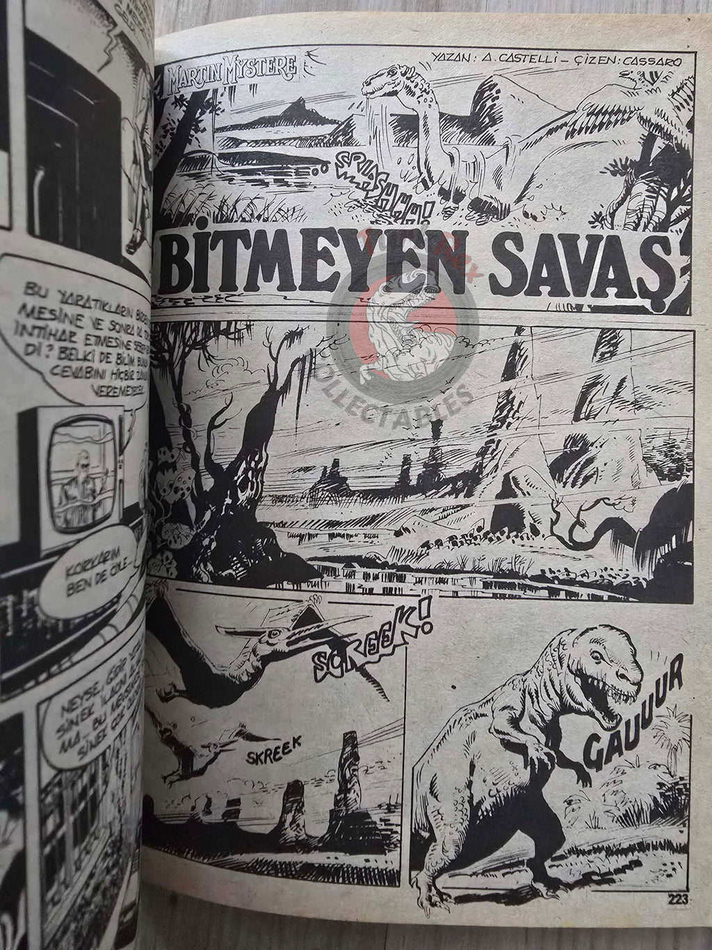 Martin Mystère #9 L’uomo dei Boschi 80s Turkish Comic Turkey #32 #24