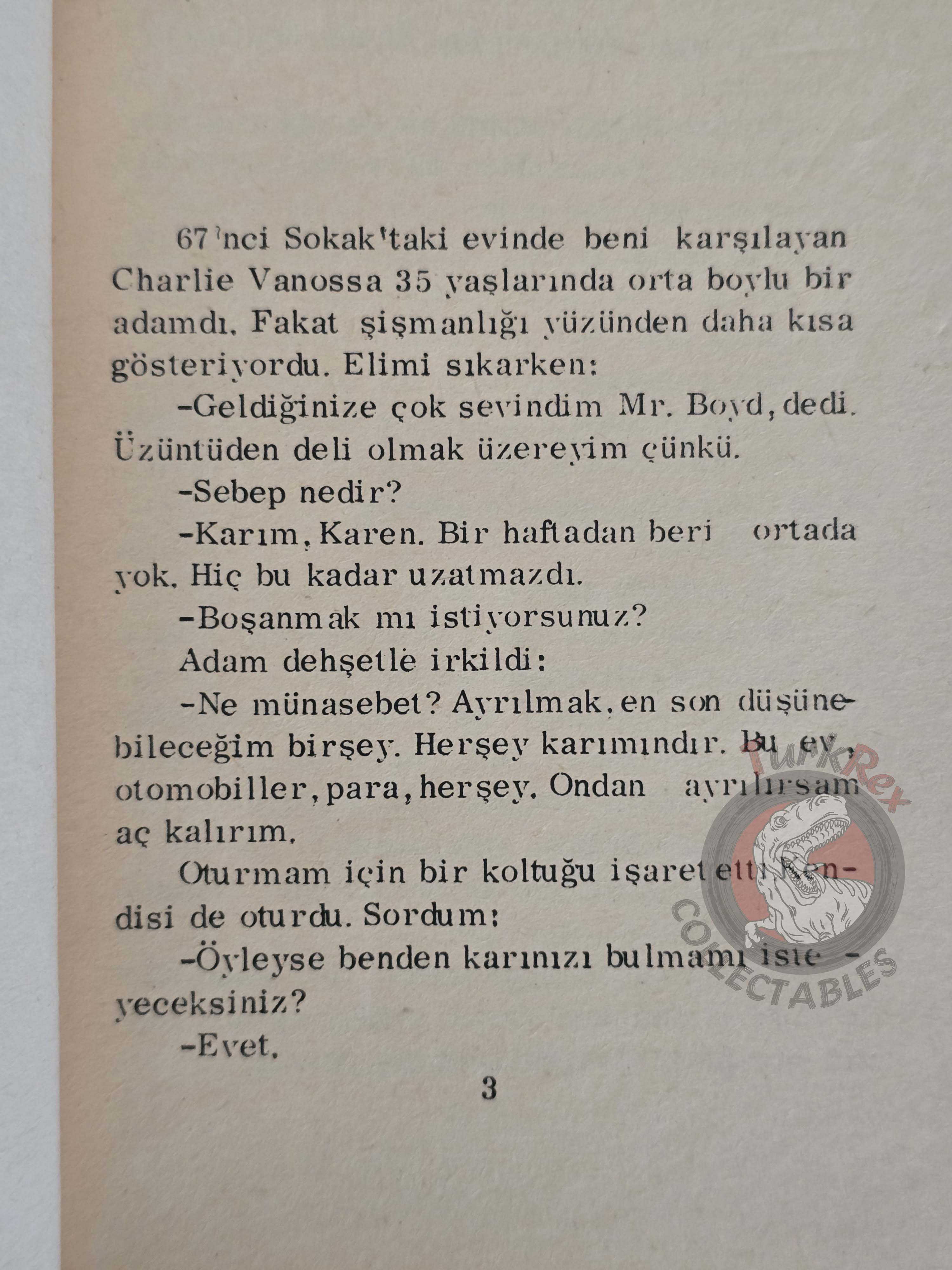 Carter Brown – The Sometime Wife 1975 1st Turkish Book Turkey