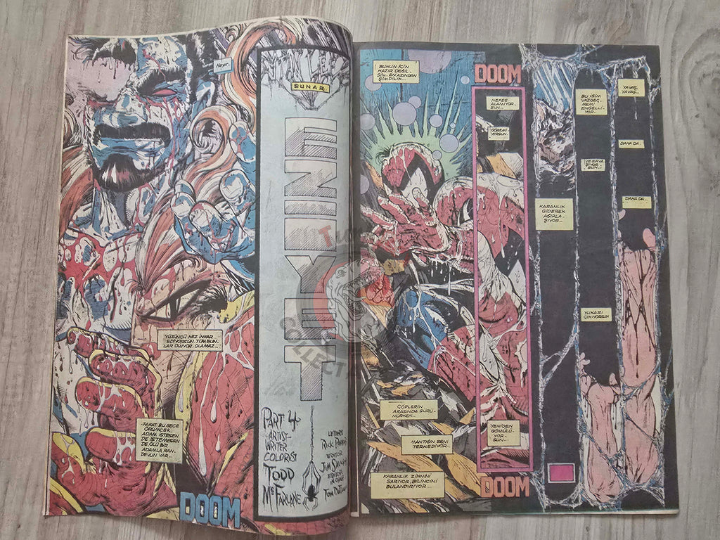 Spider-Man #7 1990s Turkish Comic Turkey Spider-Man #4 Todd McFarlane