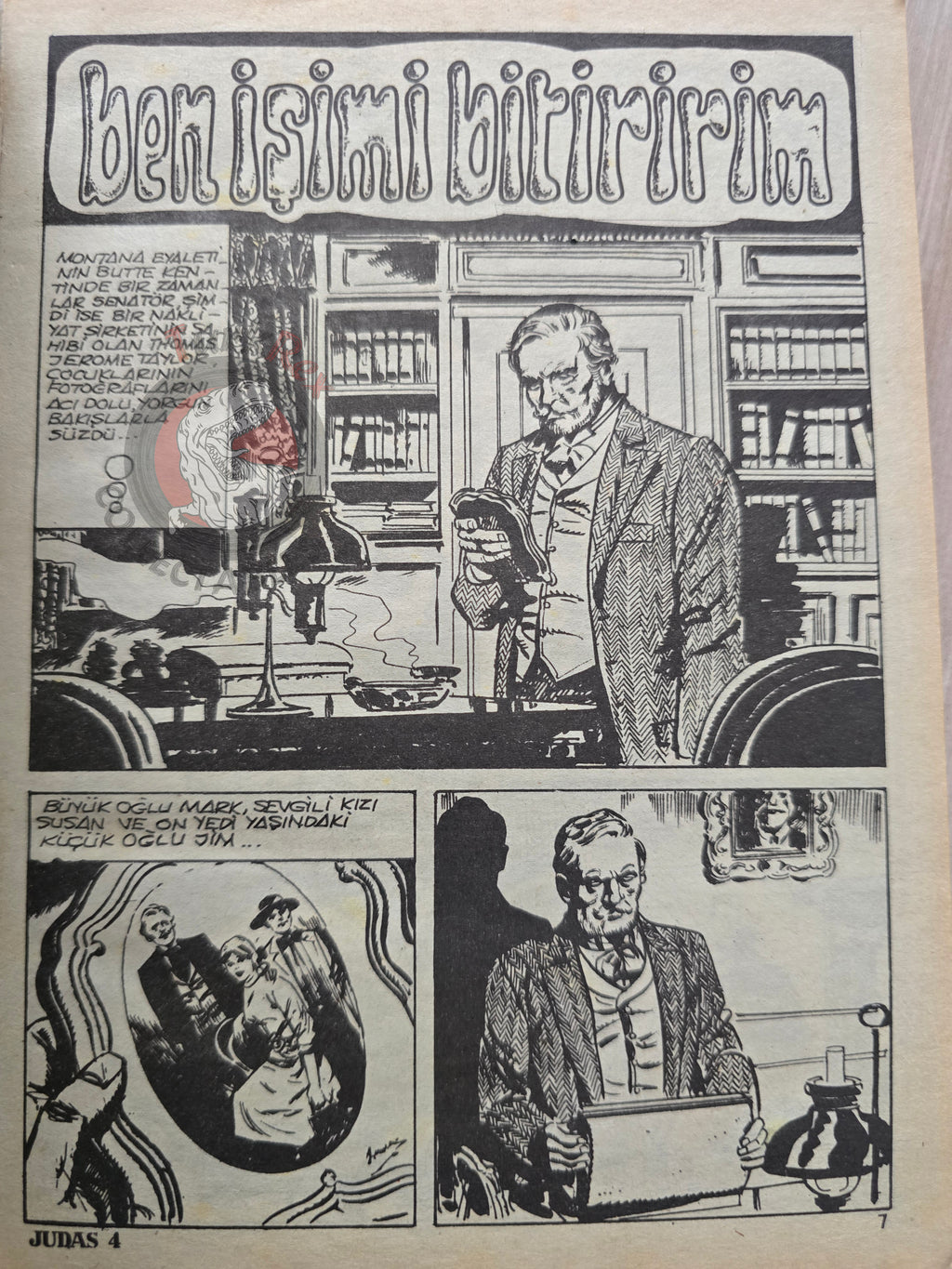 Judas #4 Turkish Edition Comic Turkey Il giustiziere #2