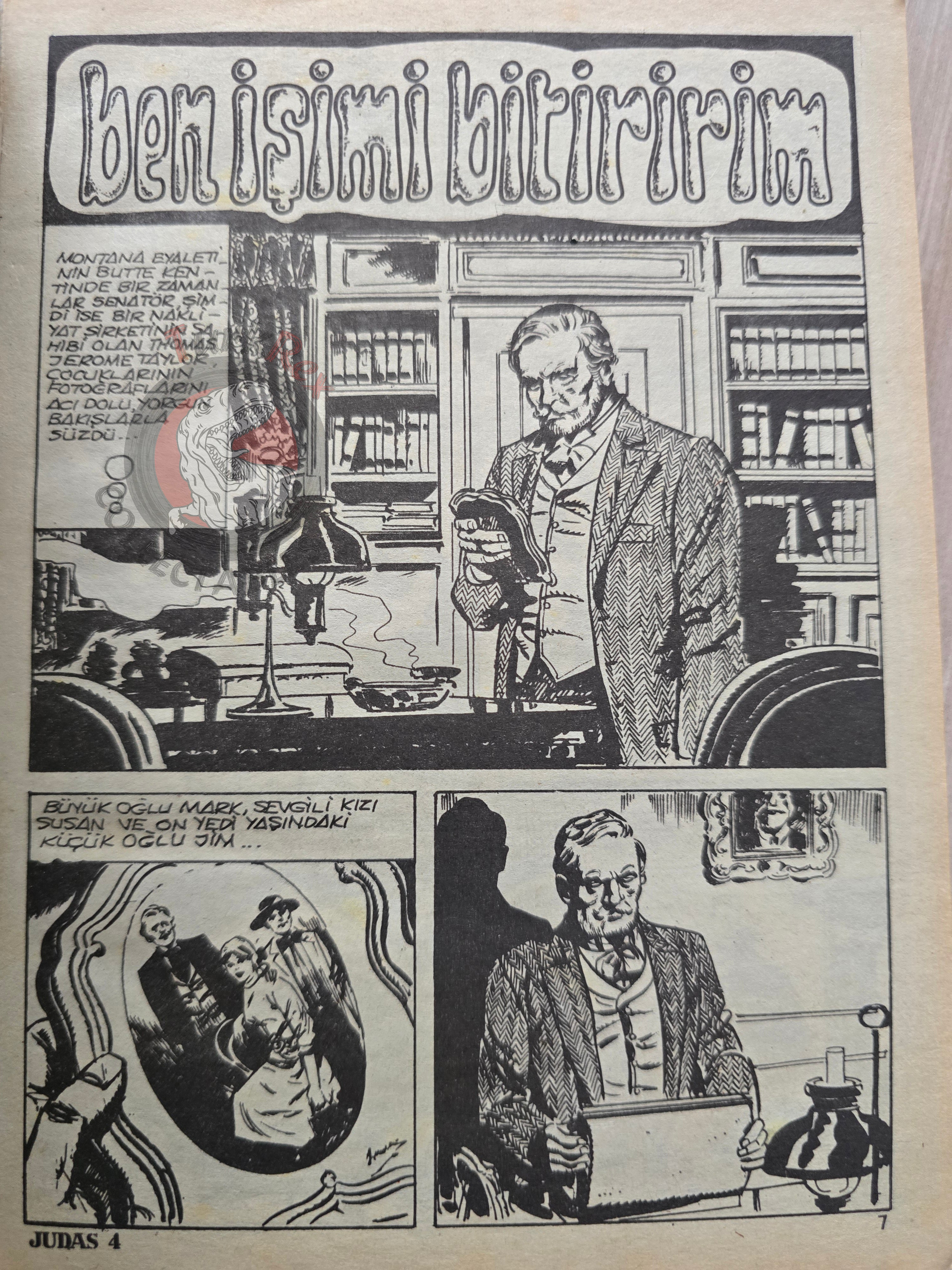 Judas #4 Turkish Edition Comic Turkey Il giustiziere #2